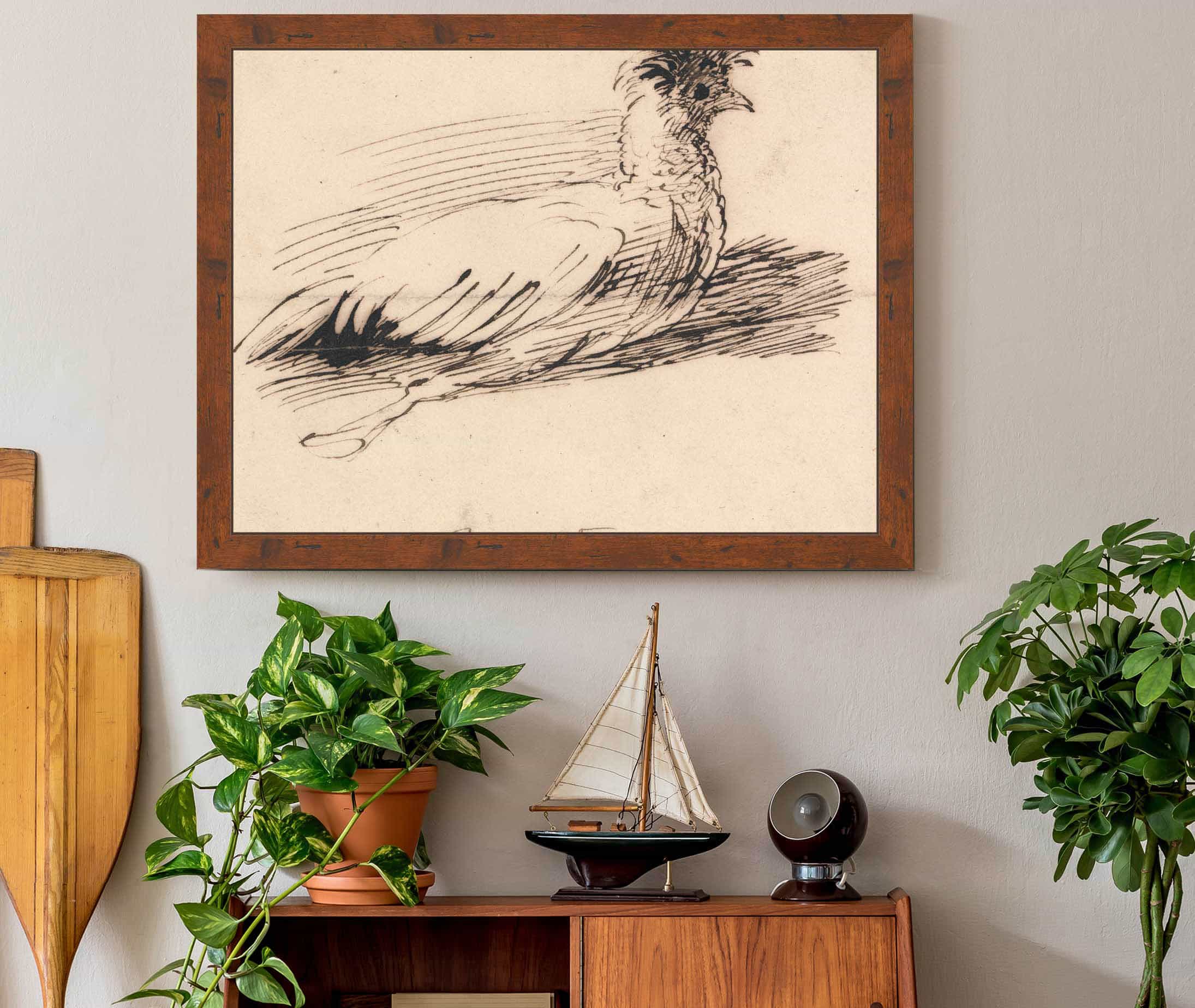 A Hen by John Linnell - Image 3