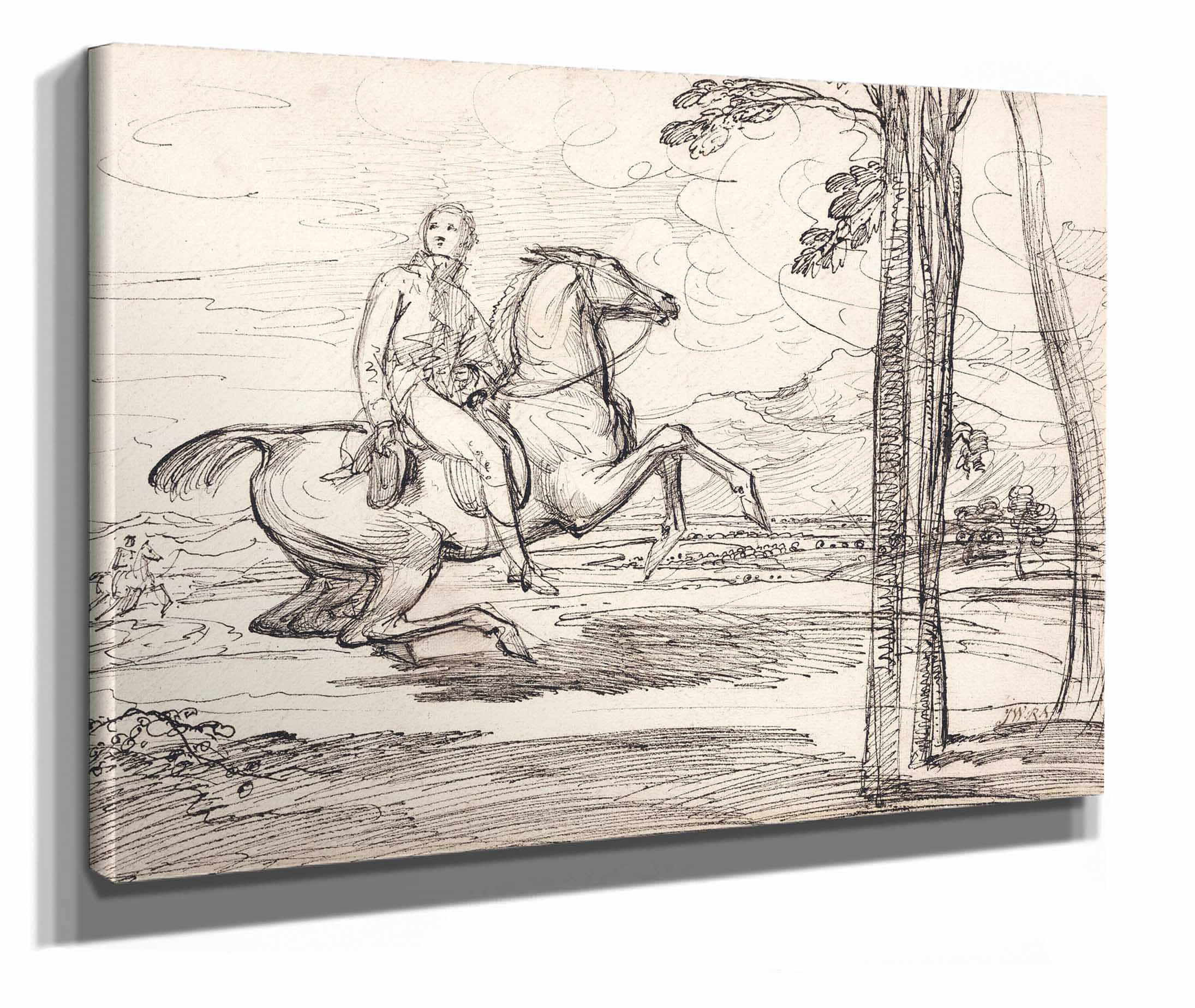 A Horseman In A Landscape by James Ward - Image 2