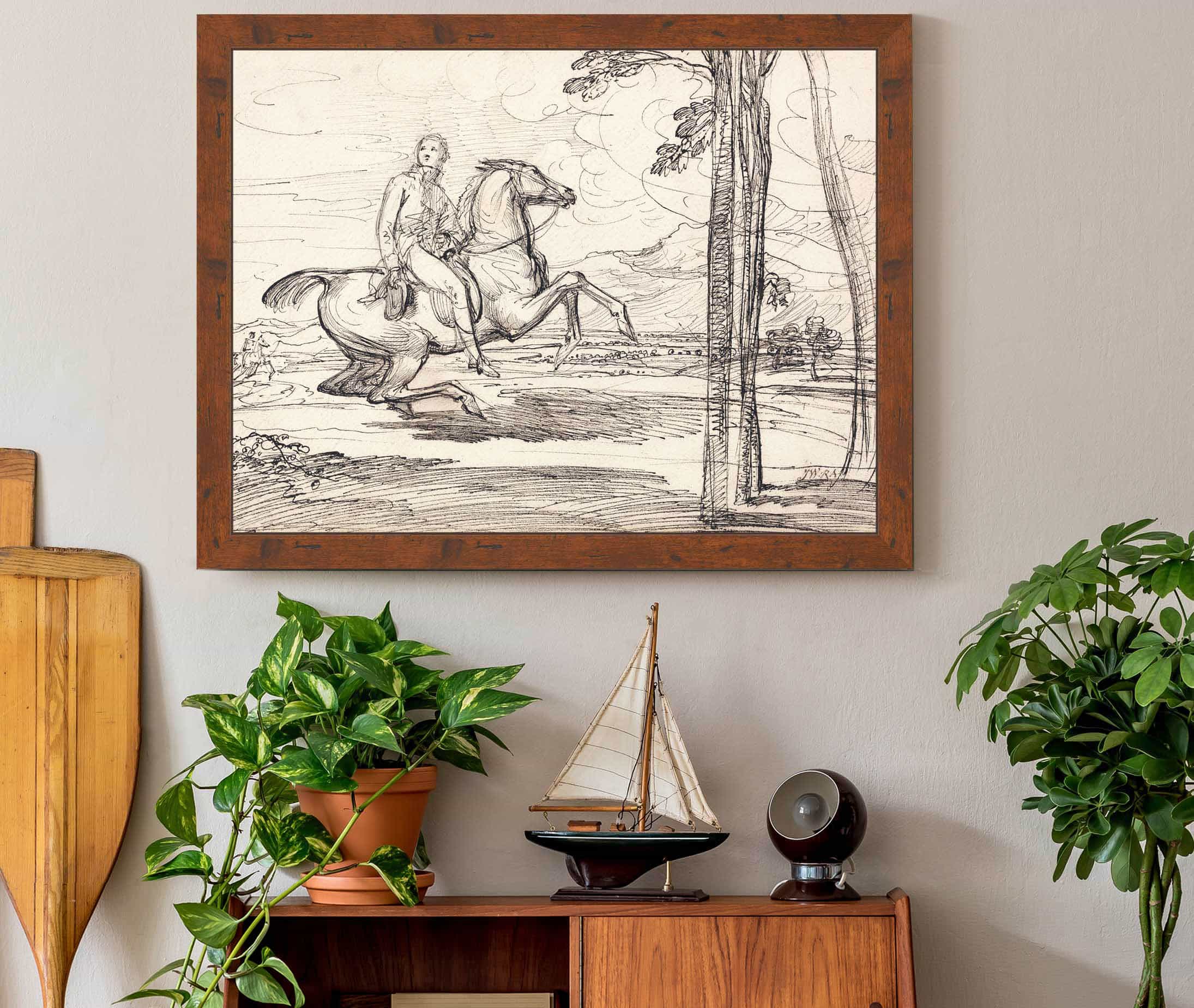 A Horseman In A Landscape by James Ward - Image 3