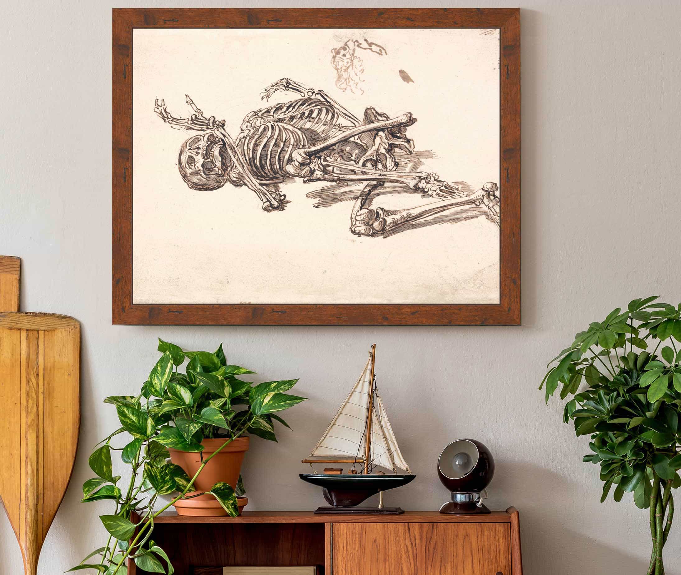 A Human Skeleton by James Ward - Image 3