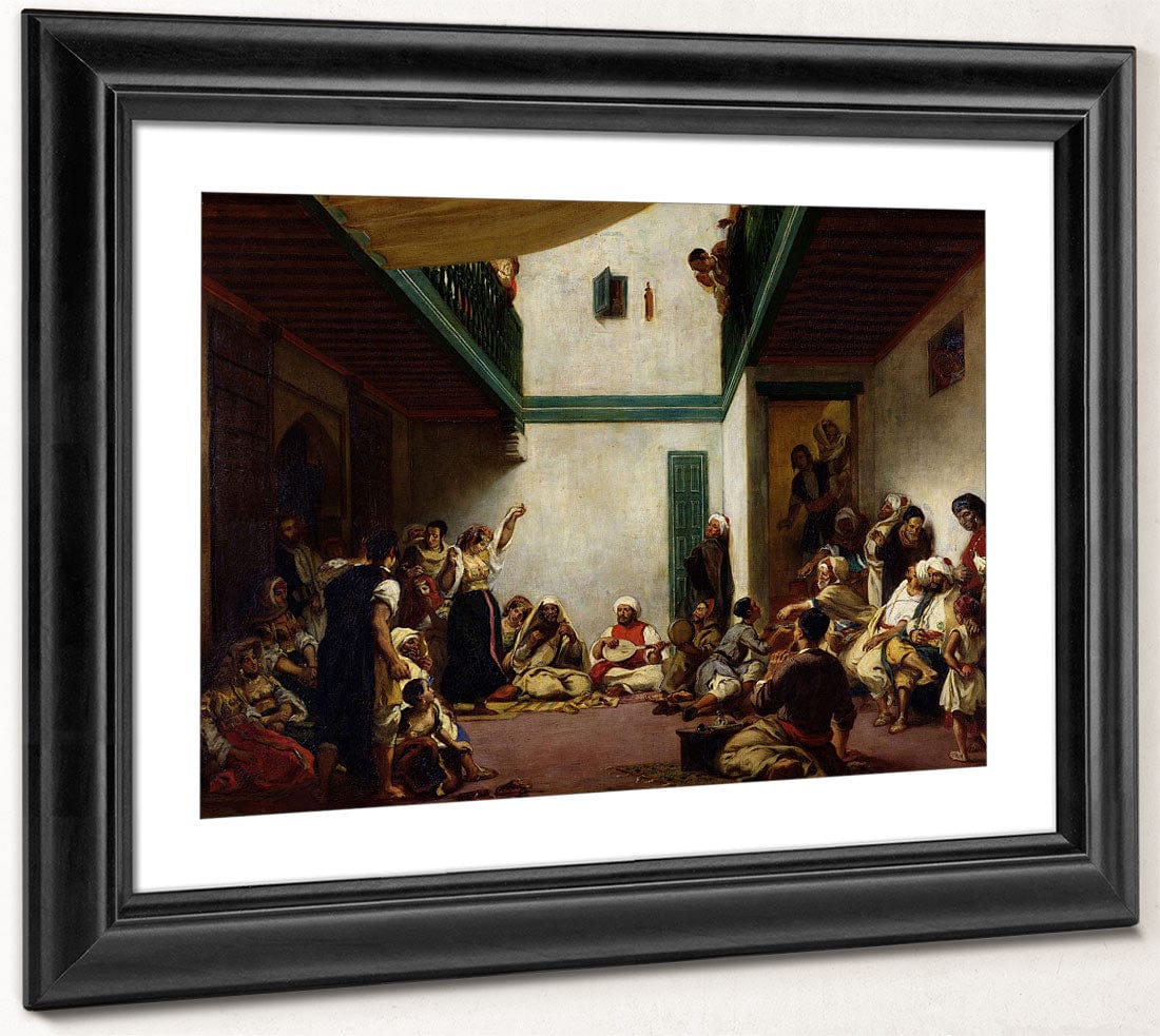 A Jewish Wedding In Morocco By Ferdinand Victor Eugene Delacroix - Image 4