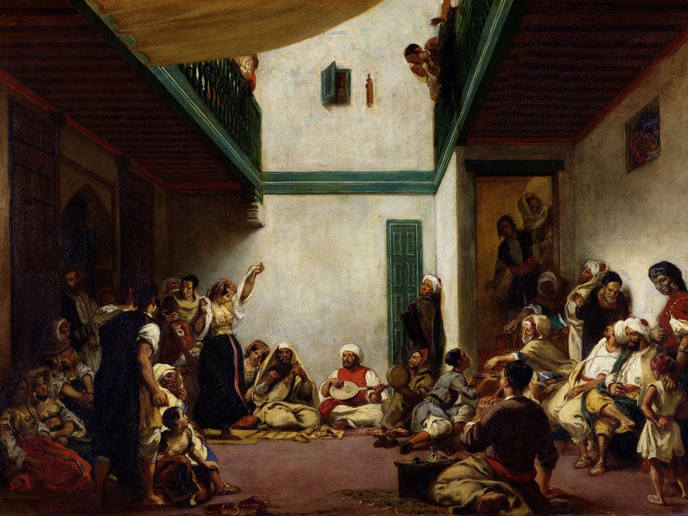 A Jewish Wedding In Morocco By Ferdinand Victor Eugene Delacroix - Image 7