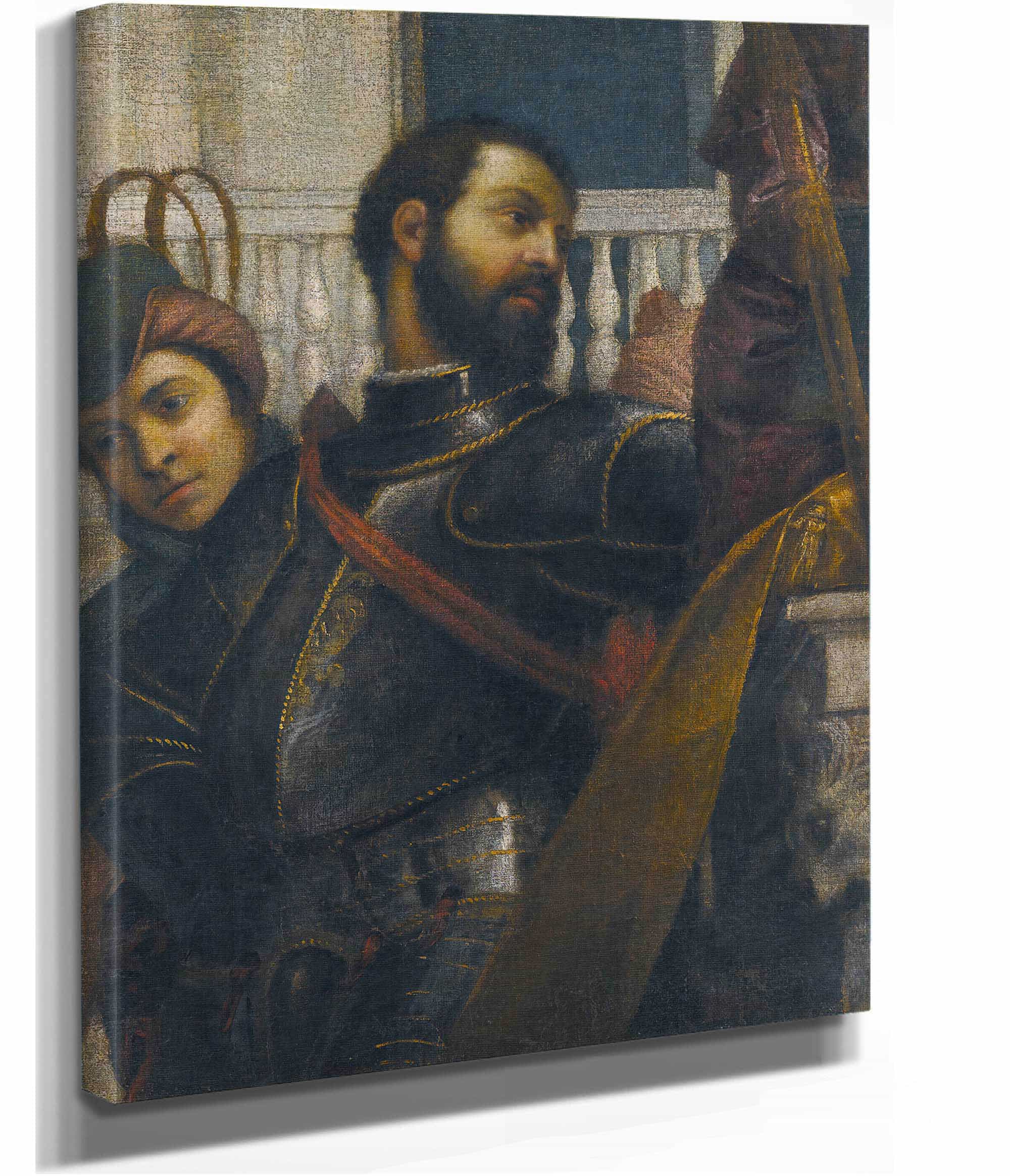 A Knight And His Page by Paolo Veronese - Image 2