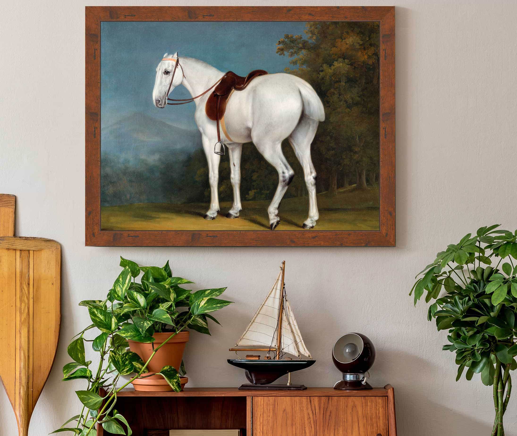 A Ladys Grey Hunter by Jacques Laurent Agasse - Image 3
