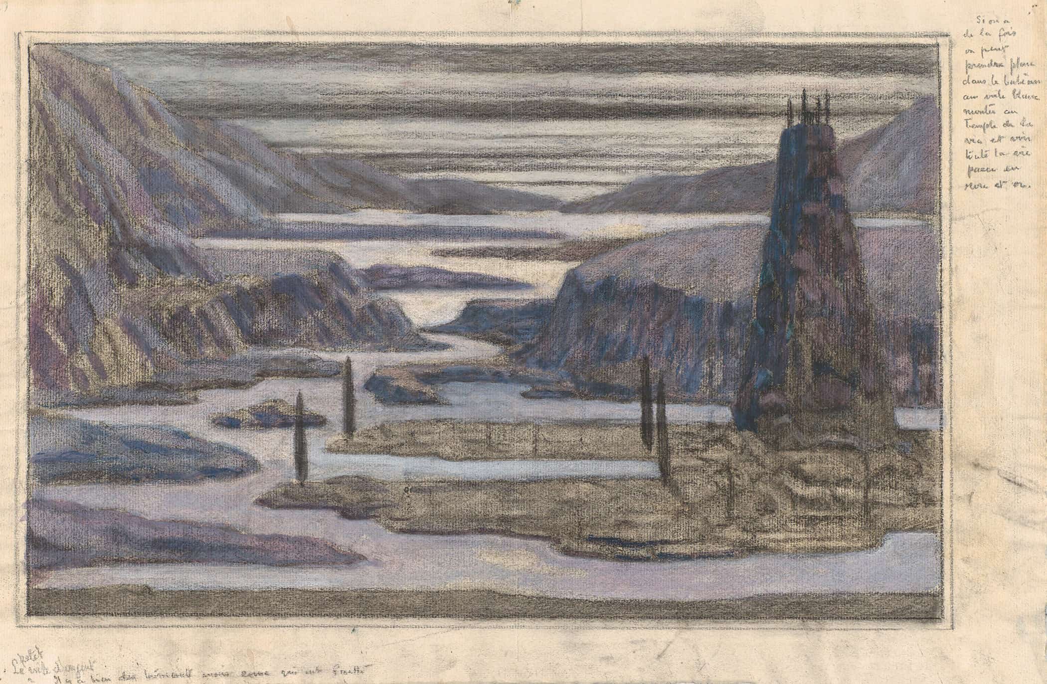 A Landscape by Herbert Crowley - Image 2