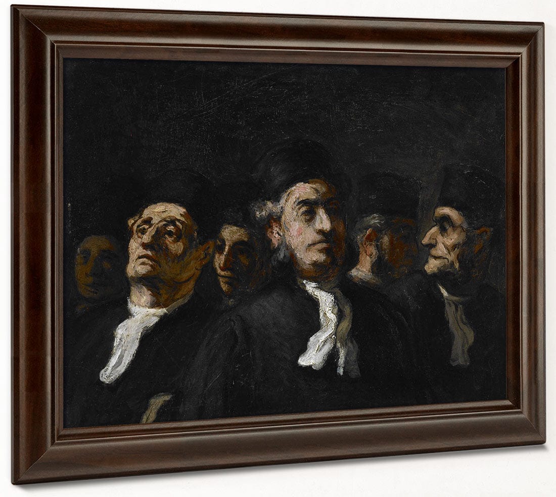 A Meeting Of Lawyers By Honore Daumier - Image 6