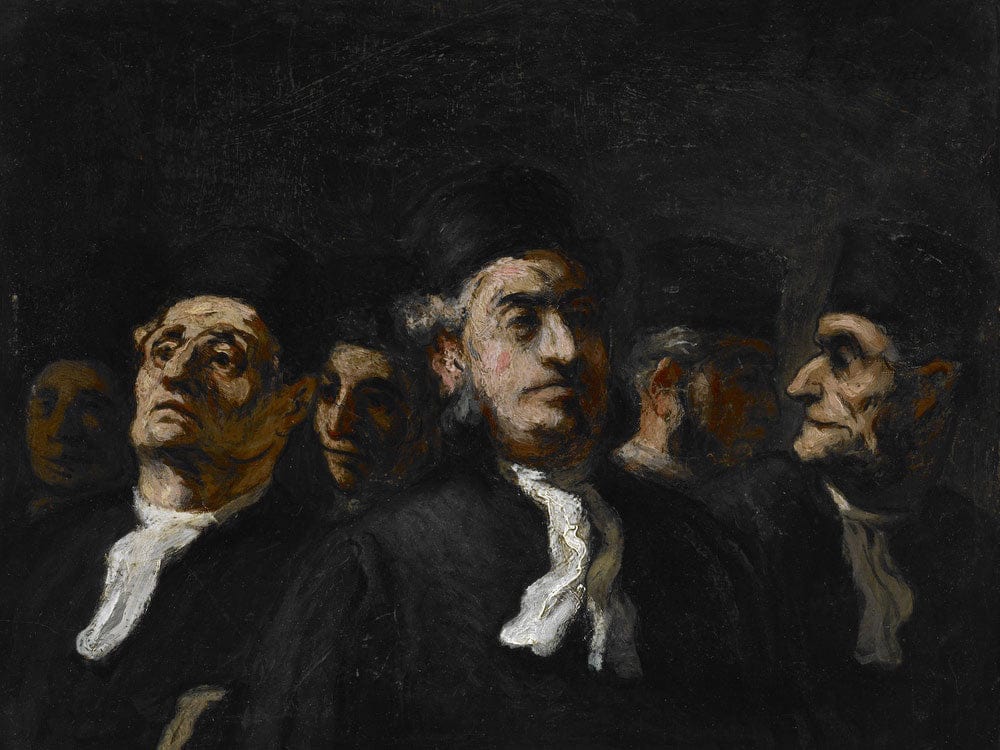 A Meeting Of Lawyers By Honore Daumier - Image 7