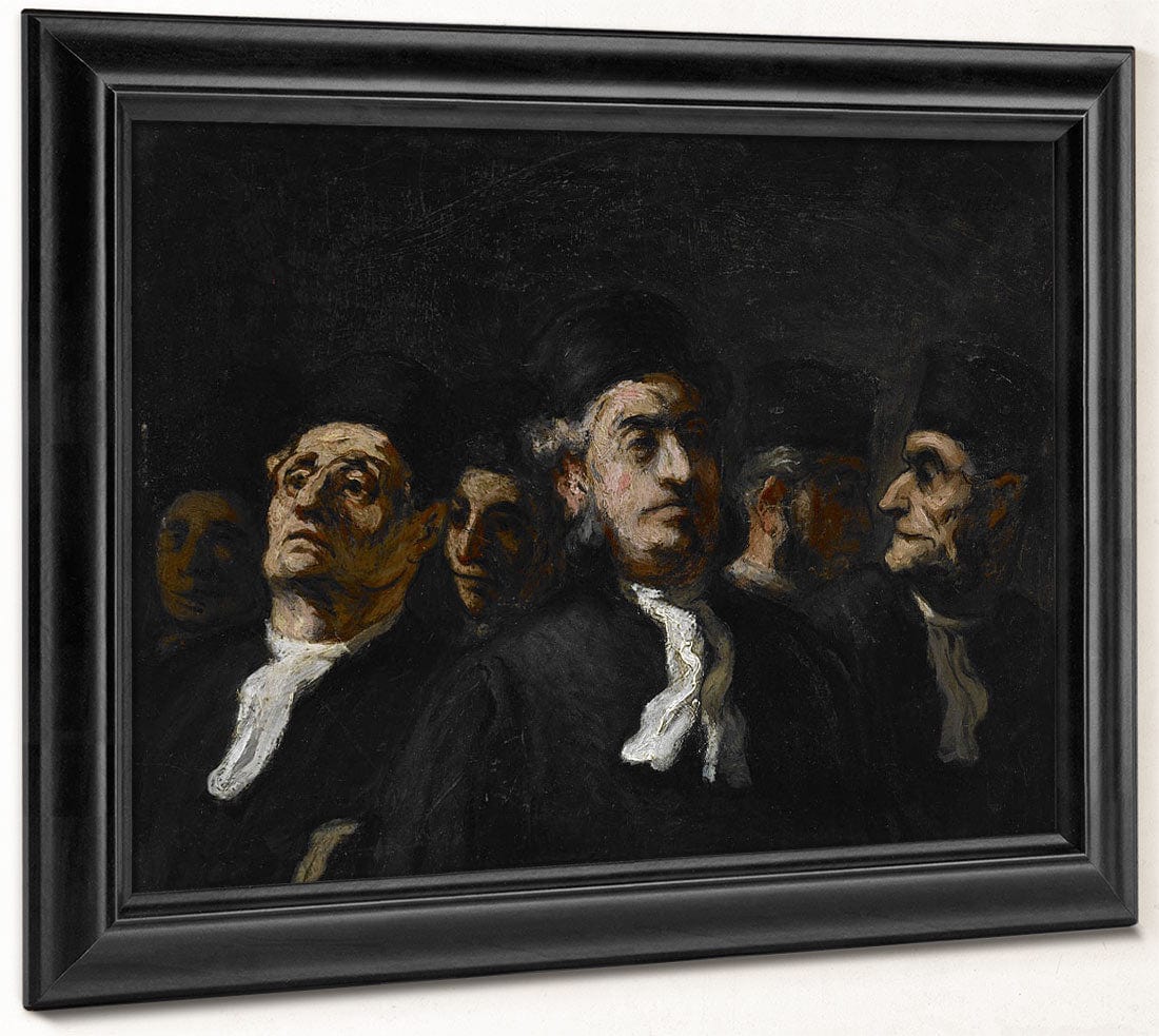 A Meeting Of Lawyers By Honore Daumier - Image 8