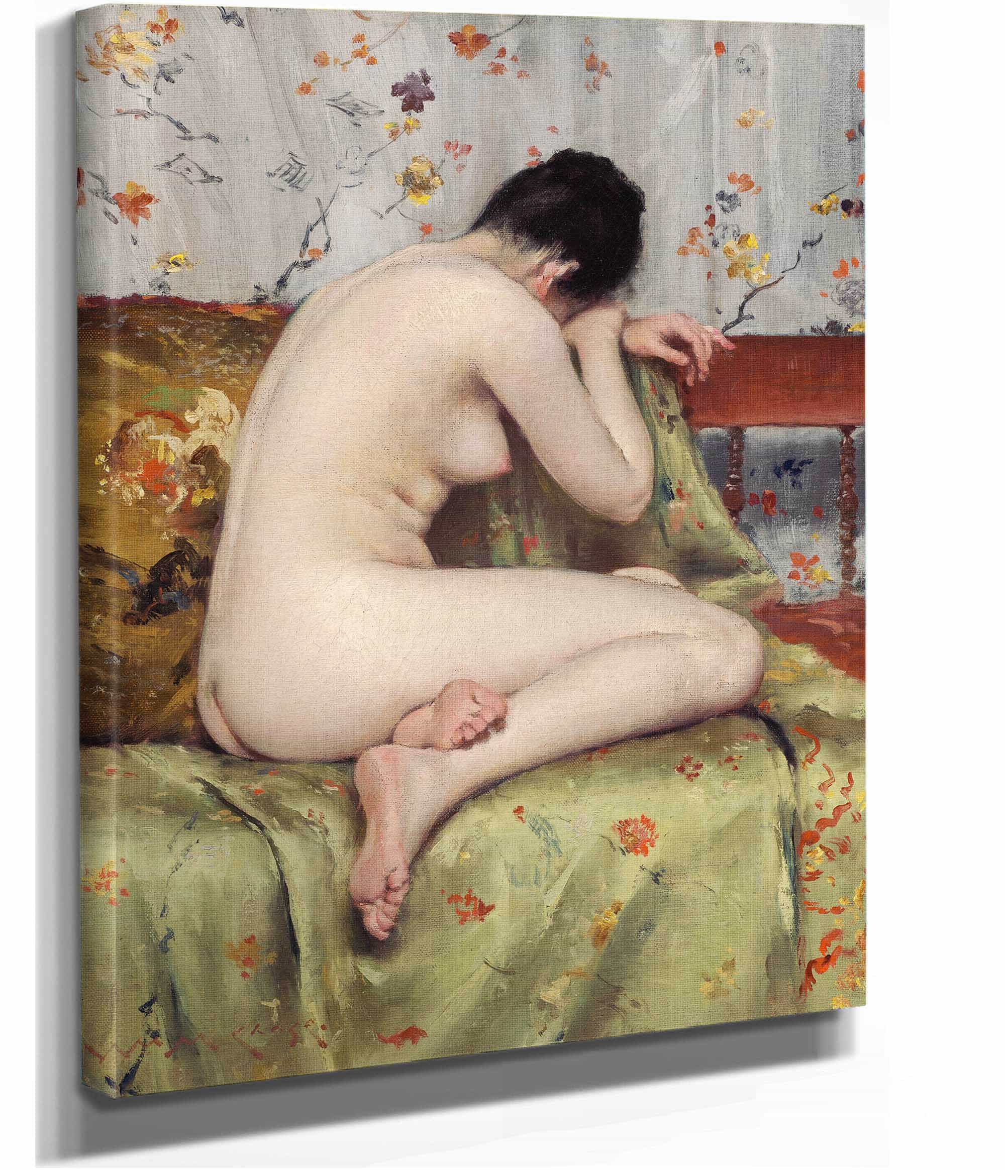 A Modern Magdalen About by William Merritt Chase - Image 2