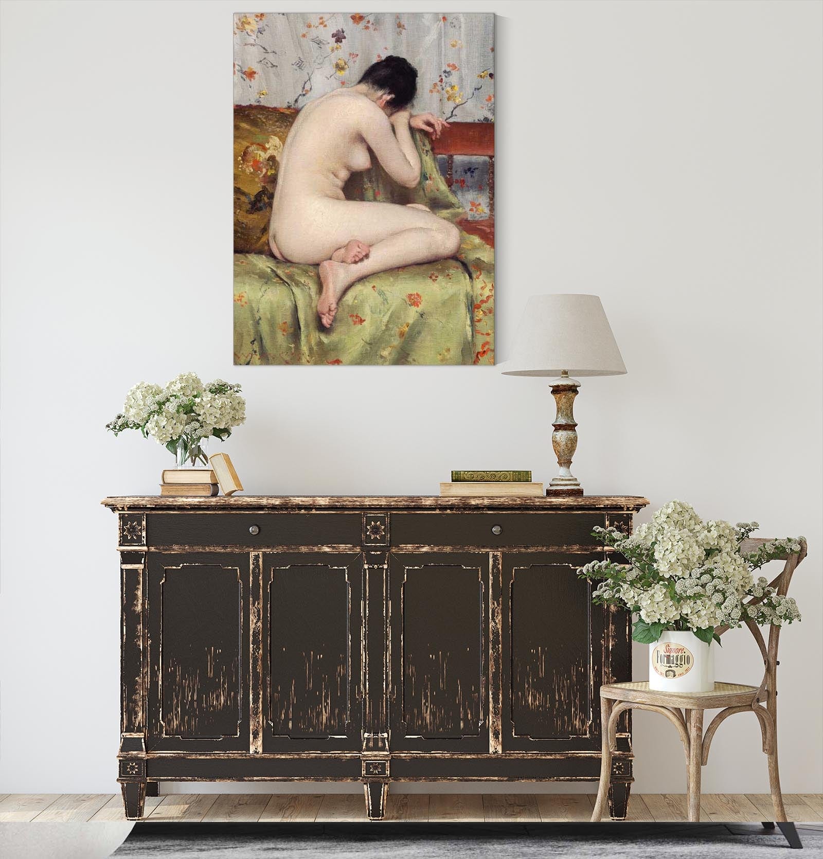 A Modern Magdalen About by William Merritt Chase - Image 4