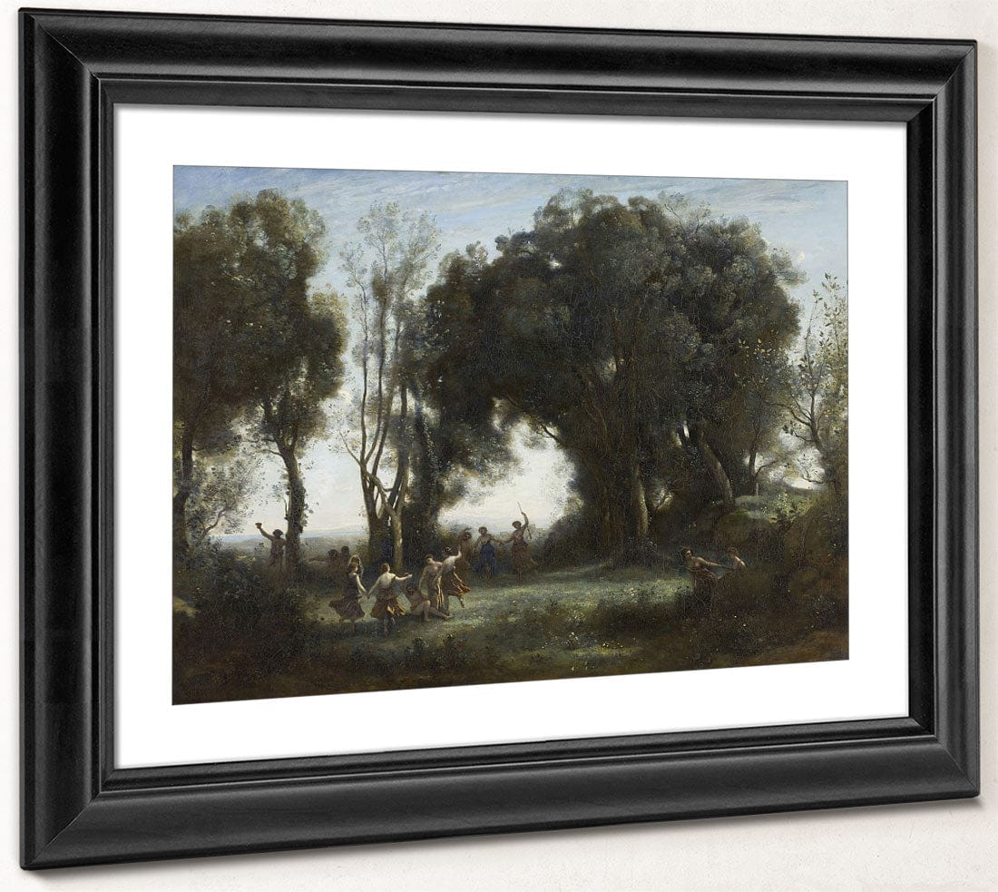 A Morning. The Dance Of The Nymphs By Jean Baptiste Camille Corot - Image 4