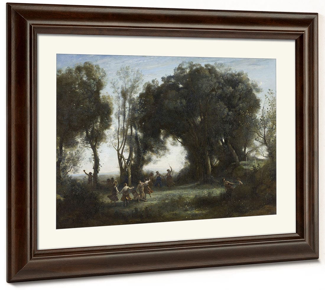 A Morning. The Dance Of The Nymphs By Jean Baptiste Camille Corot - Image 5