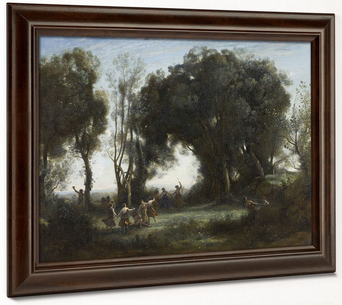 A Morning. The Dance Of The Nymphs By Jean Baptiste Camille Corot - Image 6