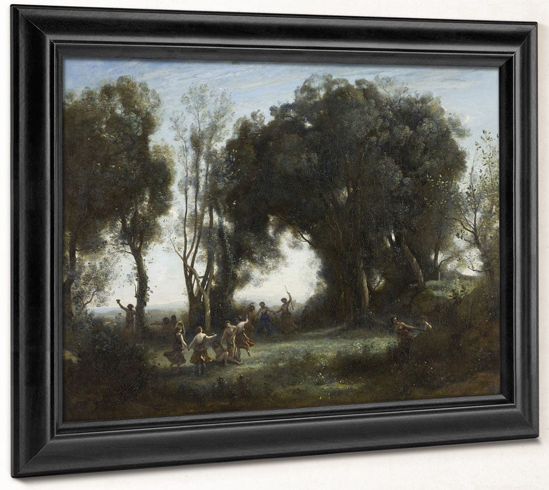 A Morning. The Dance Of The Nymphs By Jean Baptiste Camille Corot - Image 8