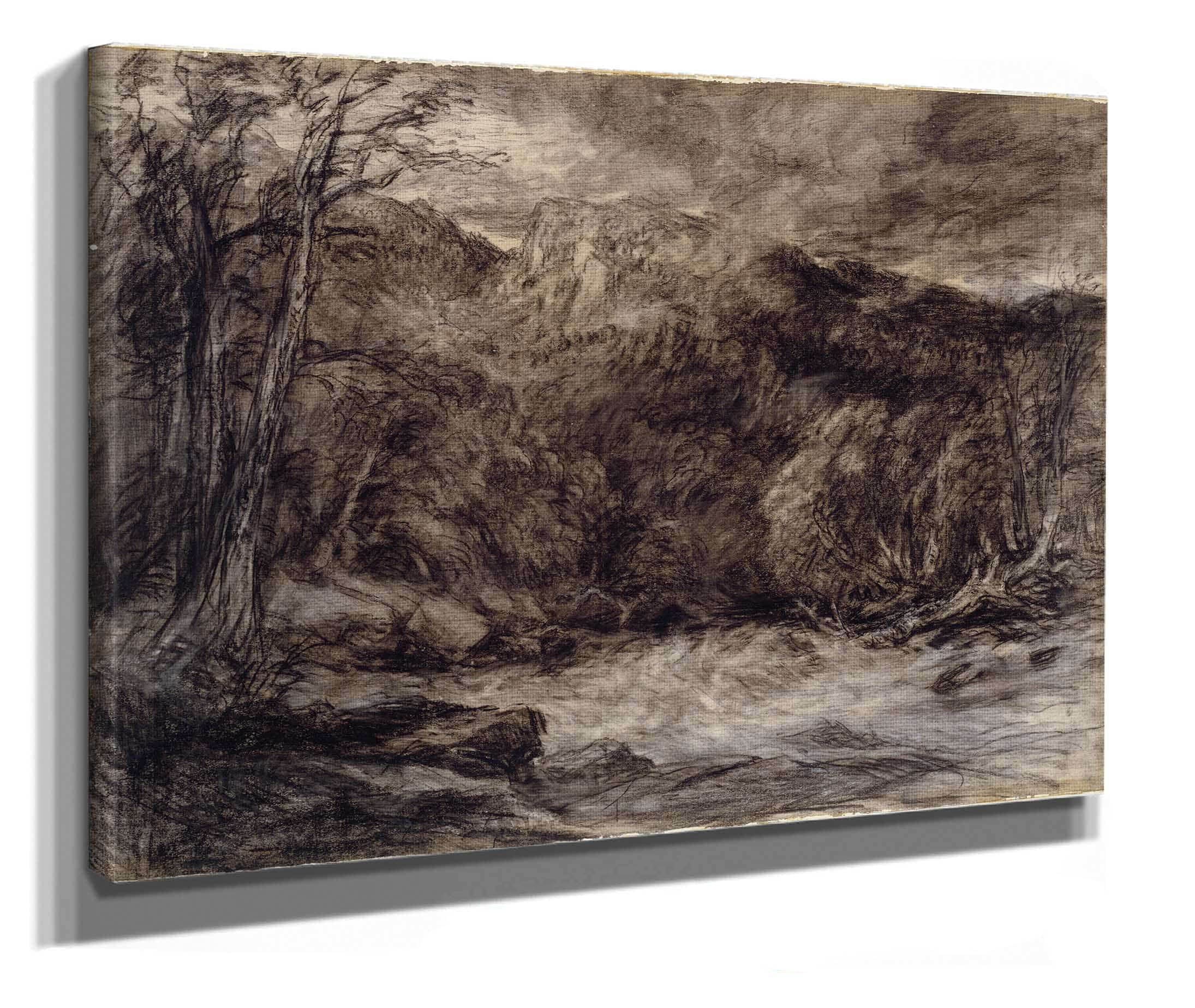 A Mountain Torrent by David Cox - Image 2