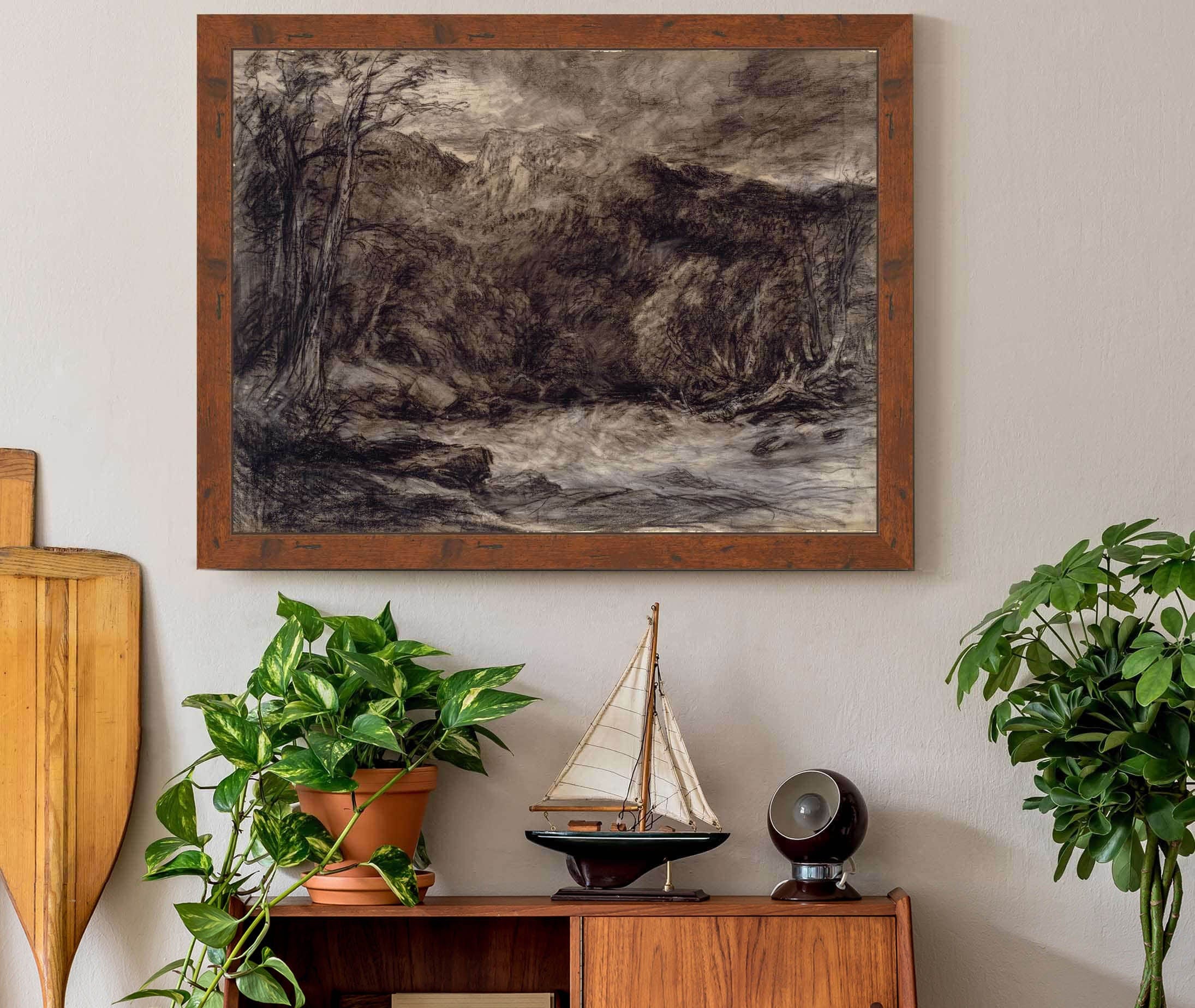 A Mountain Torrent by David Cox - Image 3