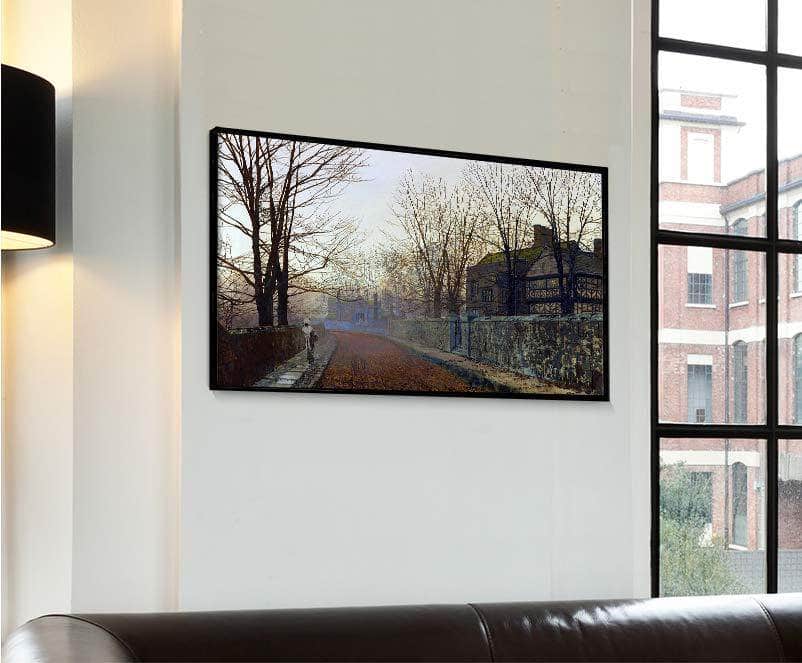 A November Morning Painting John Atkinson Grimshaw Canvas Art - Image 4
