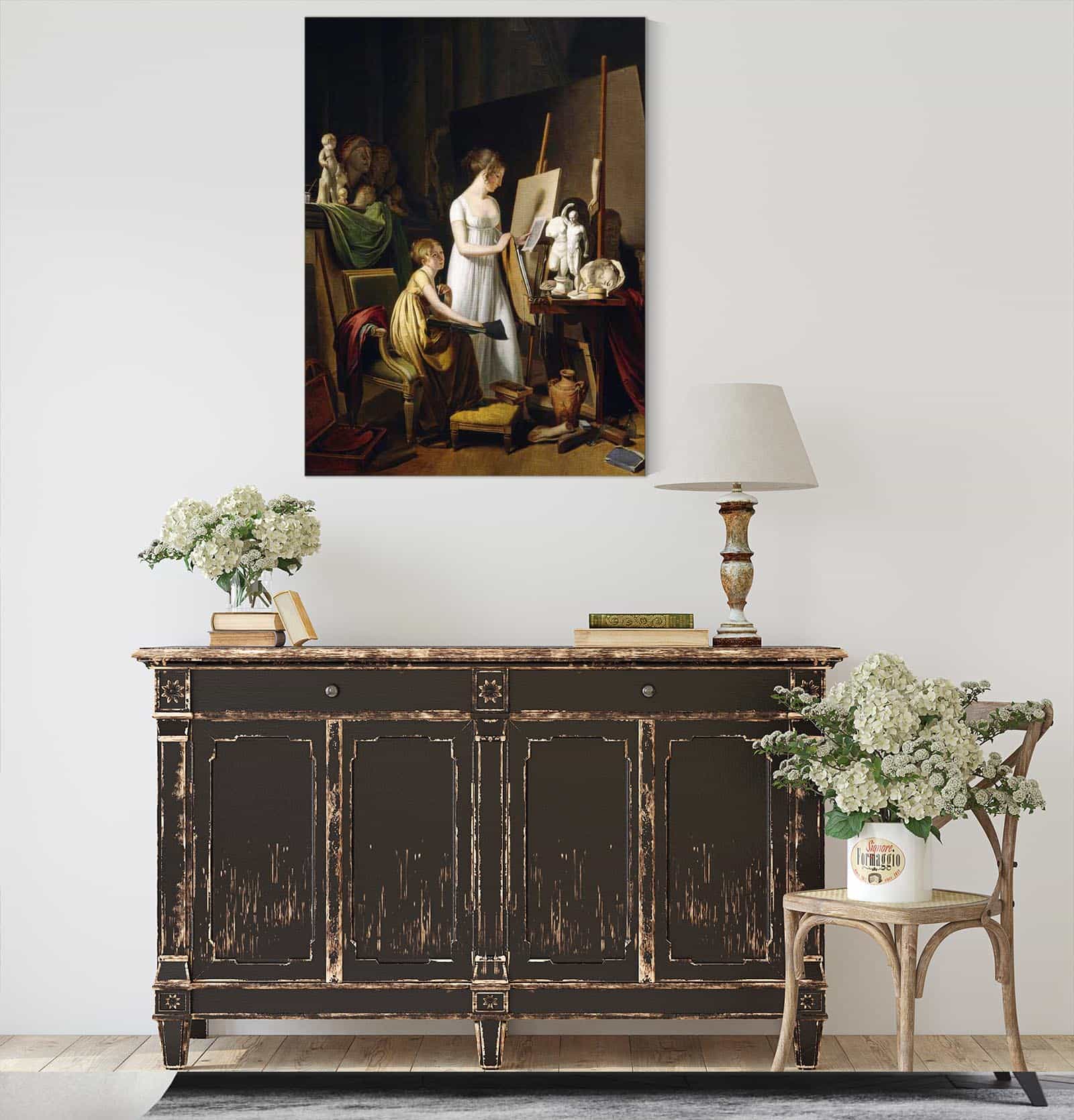 A Painters Studio by Louis Leopold Boilly - Image 4
