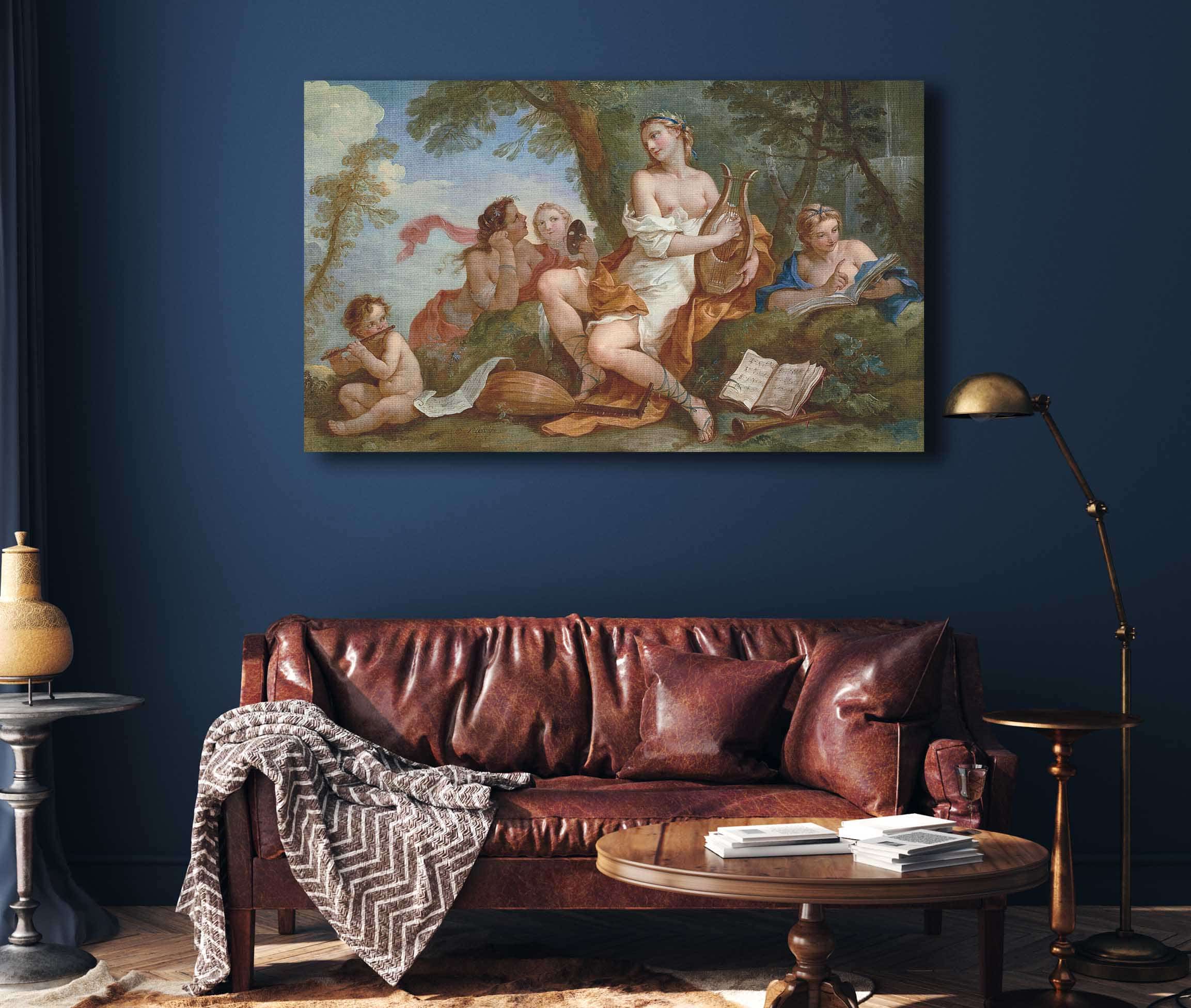 A Personification Of Music by Charles Joseph Natoire - Image 4