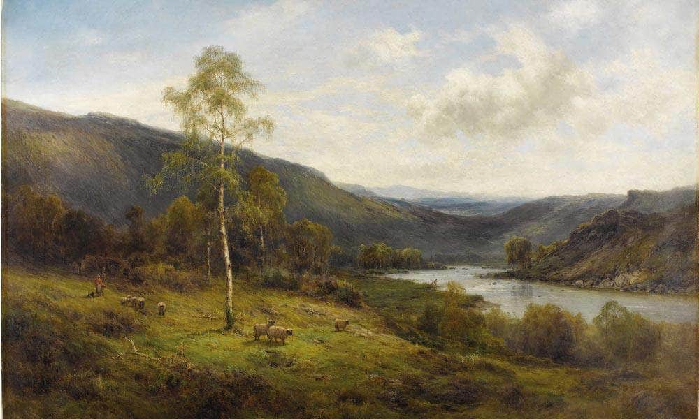 A Perthshire Valley By Alfred De Breanski - Image 7