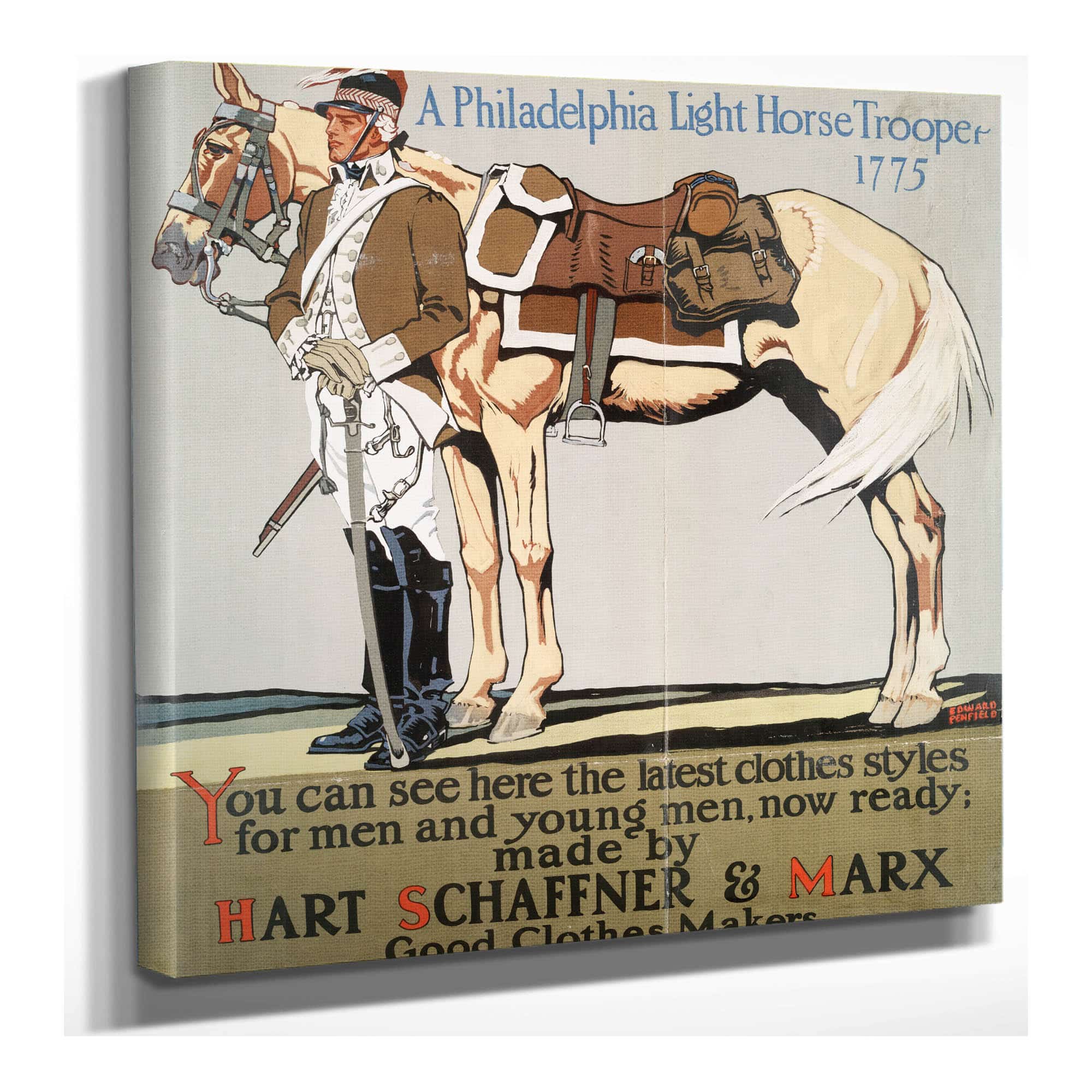 A Philadelphia Light Horse Trooper by Edward Penfield