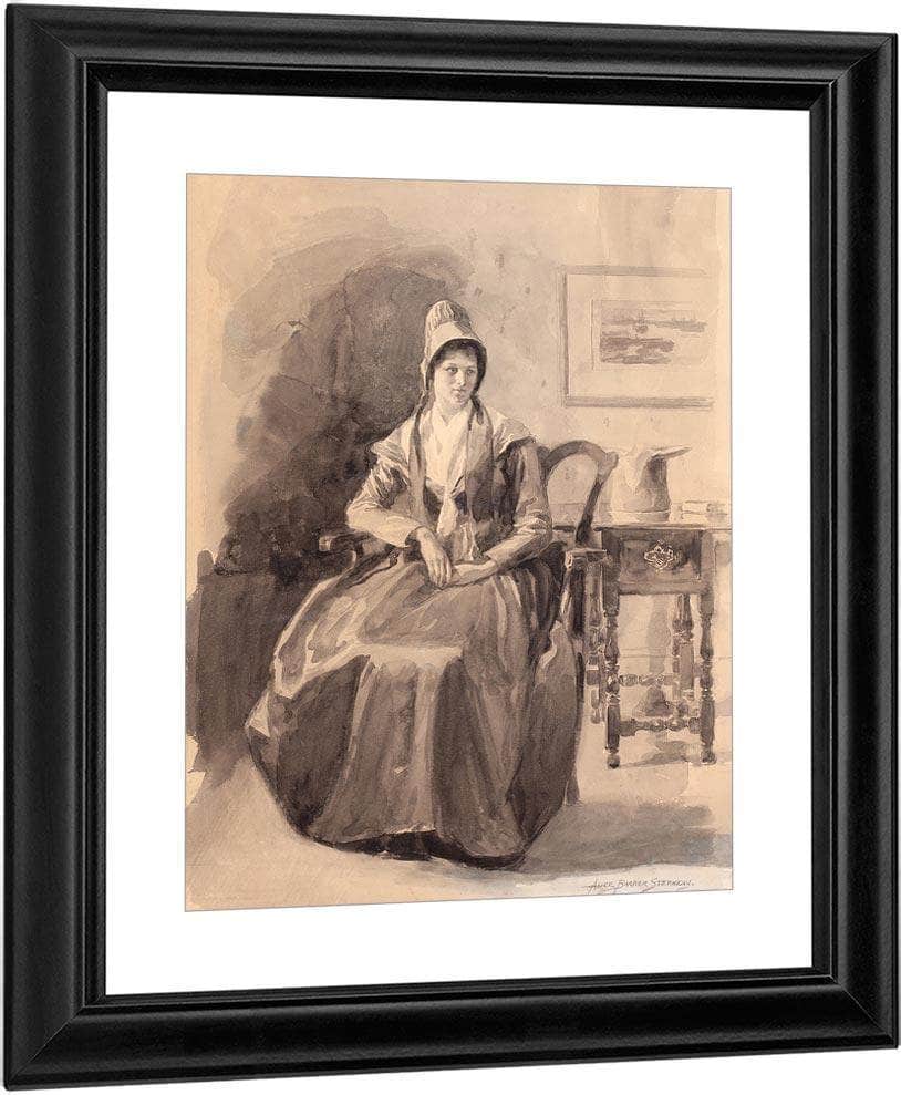 A Philadelphia Quaker By Alice Barber Stephens - Image 3