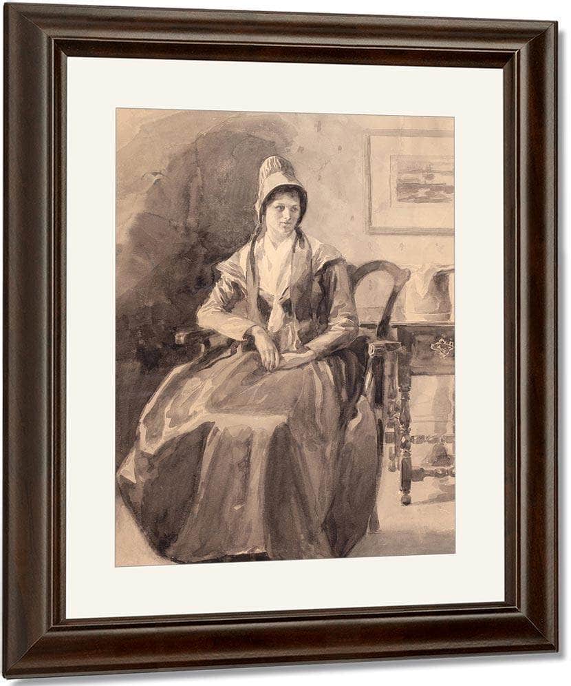 A Philadelphia Quaker By Alice Barber Stephens - Image 4