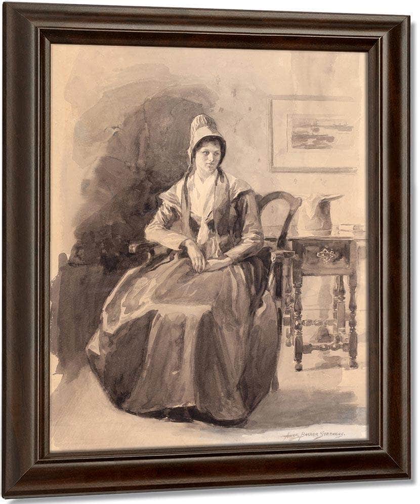 A Philadelphia Quaker By Alice Barber Stephens - Image 5