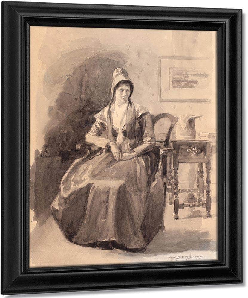 A Philadelphia Quaker By Alice Barber Stephens - Image 7