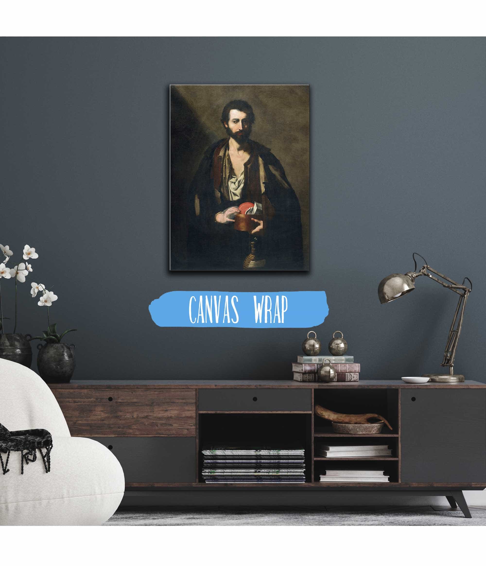 A Philosopher With A Wine Flask by Jusepe De Ribera - Image 3