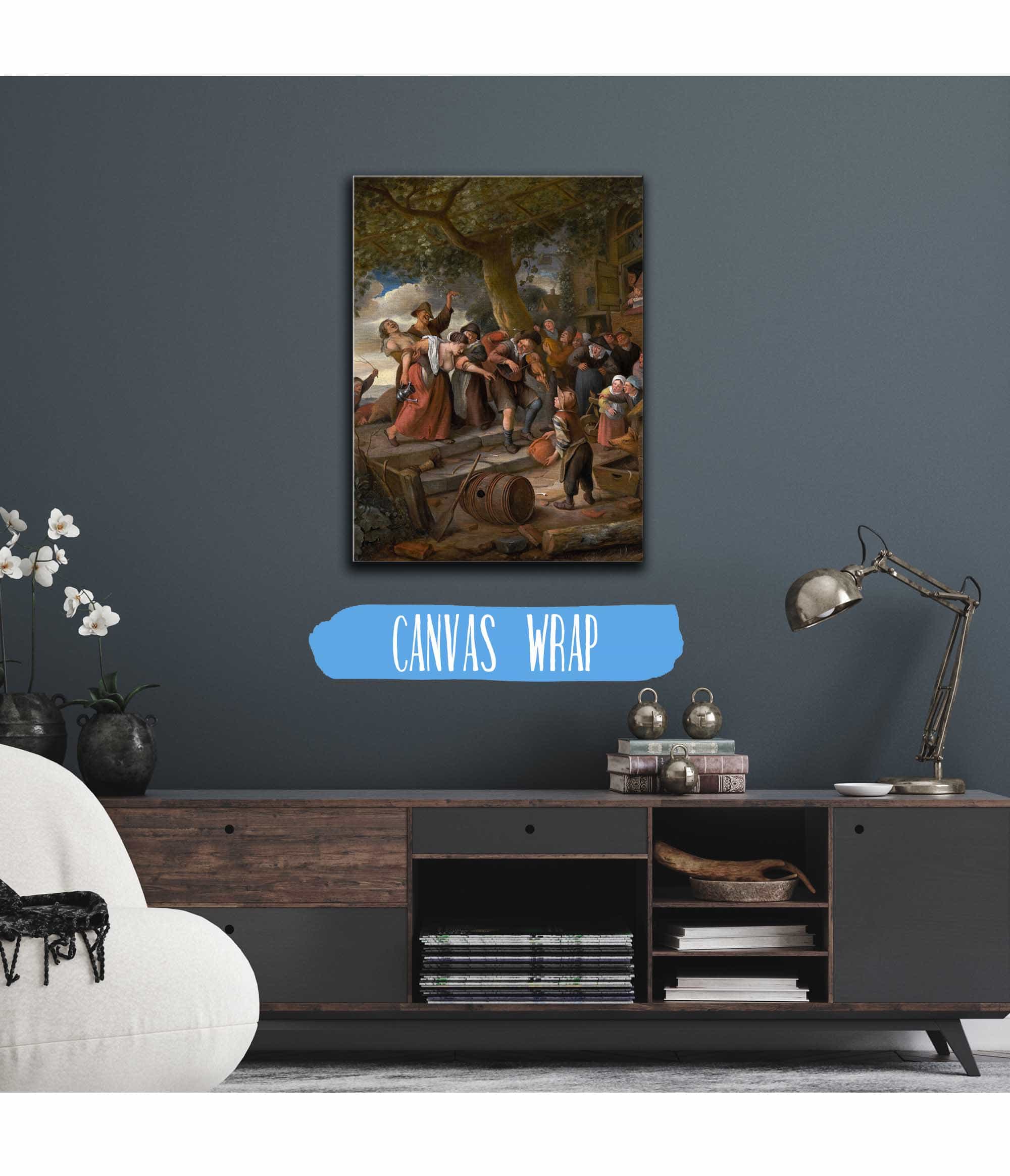 A Pig Belongs In The Sty by Jan Steen - Image 3