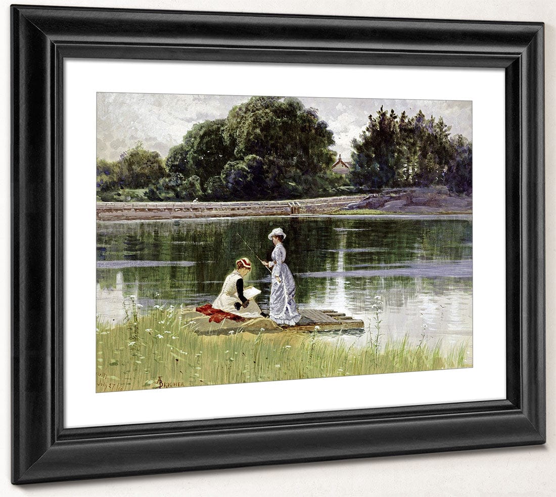 A Pleasant Afternoon By Alfred Thompson Bricher - Image 4