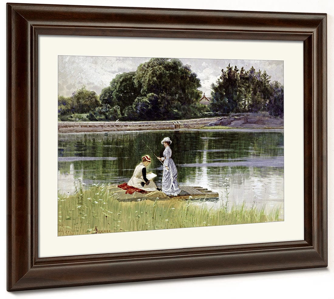 A Pleasant Afternoon By Alfred Thompson Bricher - Image 5