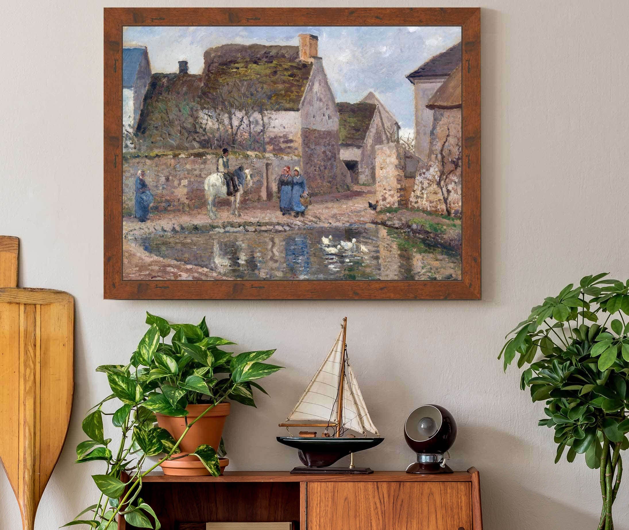 A Pond In Ennery by Camille Pissarro - Image 3