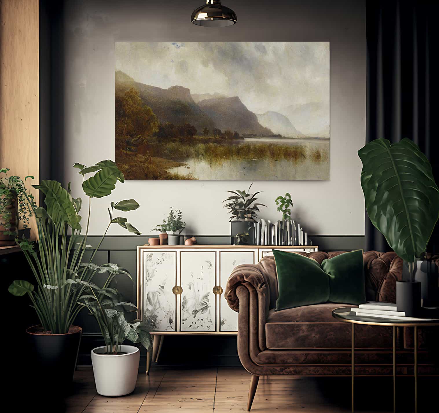 A Quiet Loch By Alfred De Breanski - Image 2