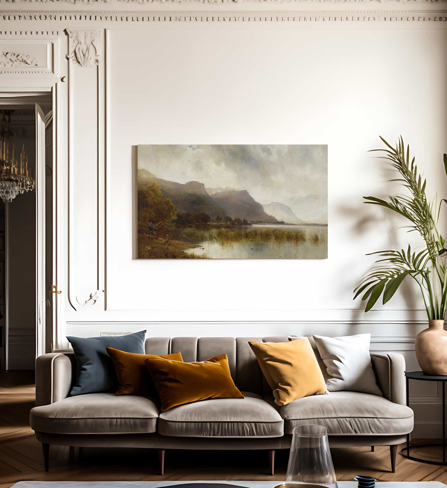 A Quiet Loch By Alfred De Breanski - Image 3
