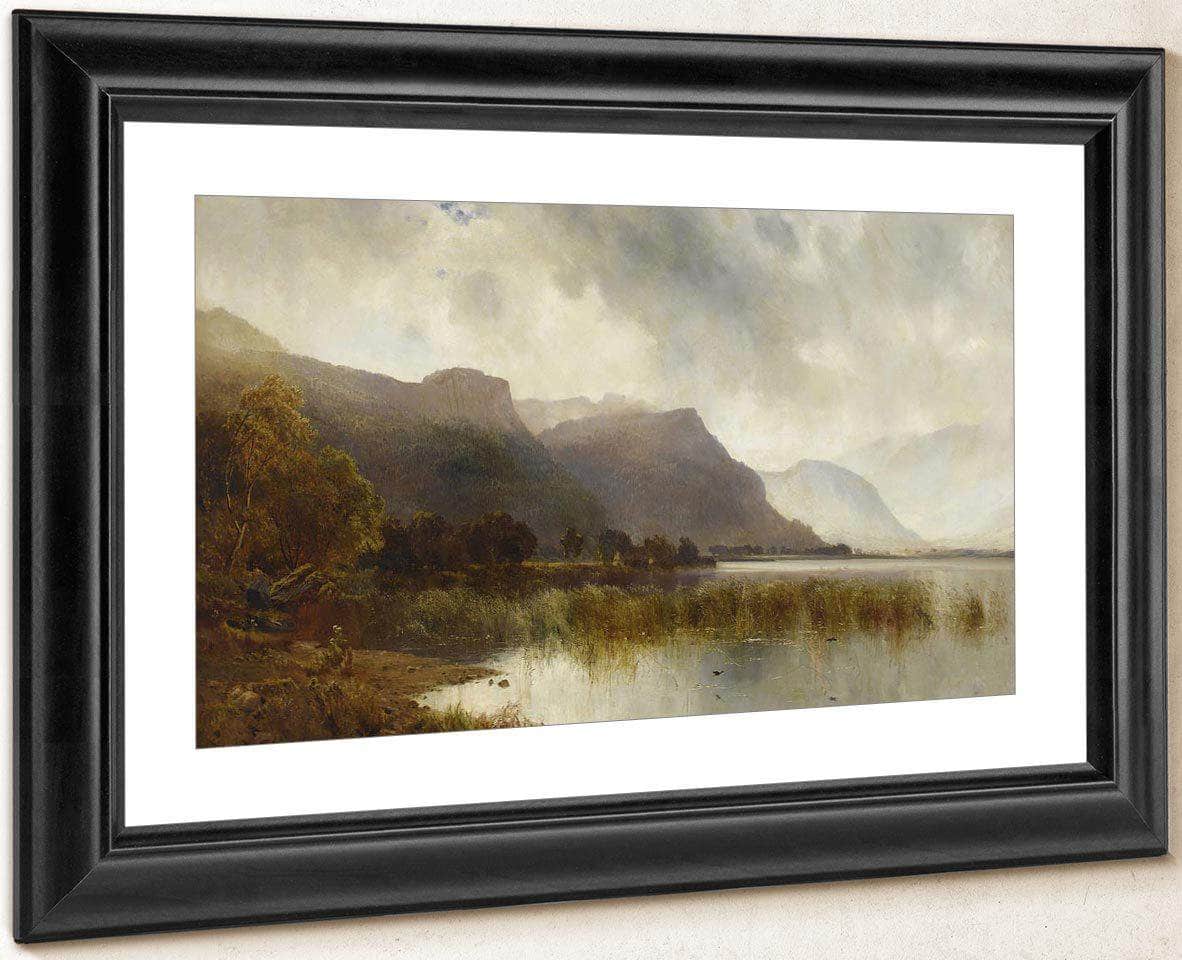 A Quiet Loch By Alfred De Breanski - Image 4
