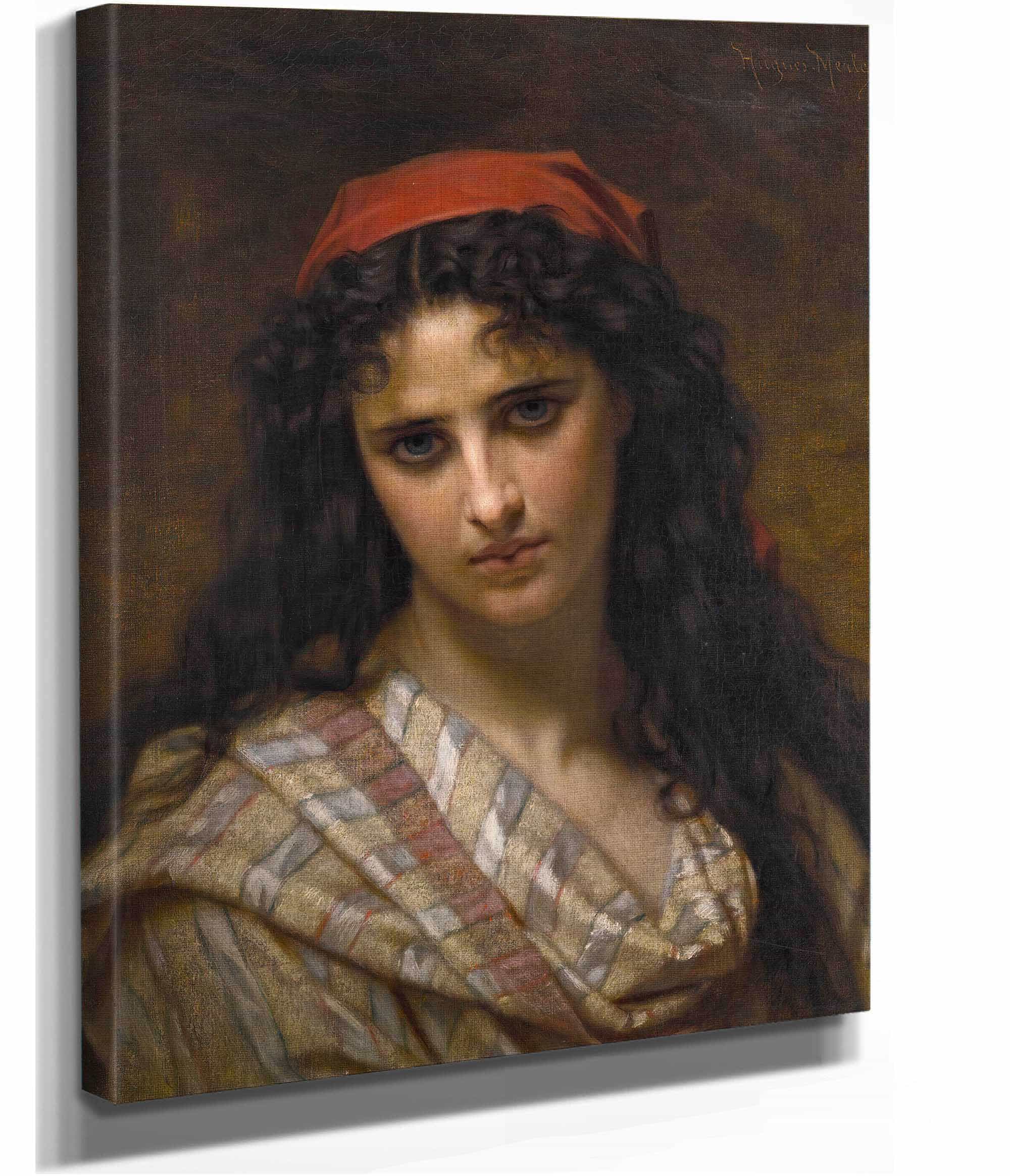 A Rare Beauty by Hugues Merle - Image 2
