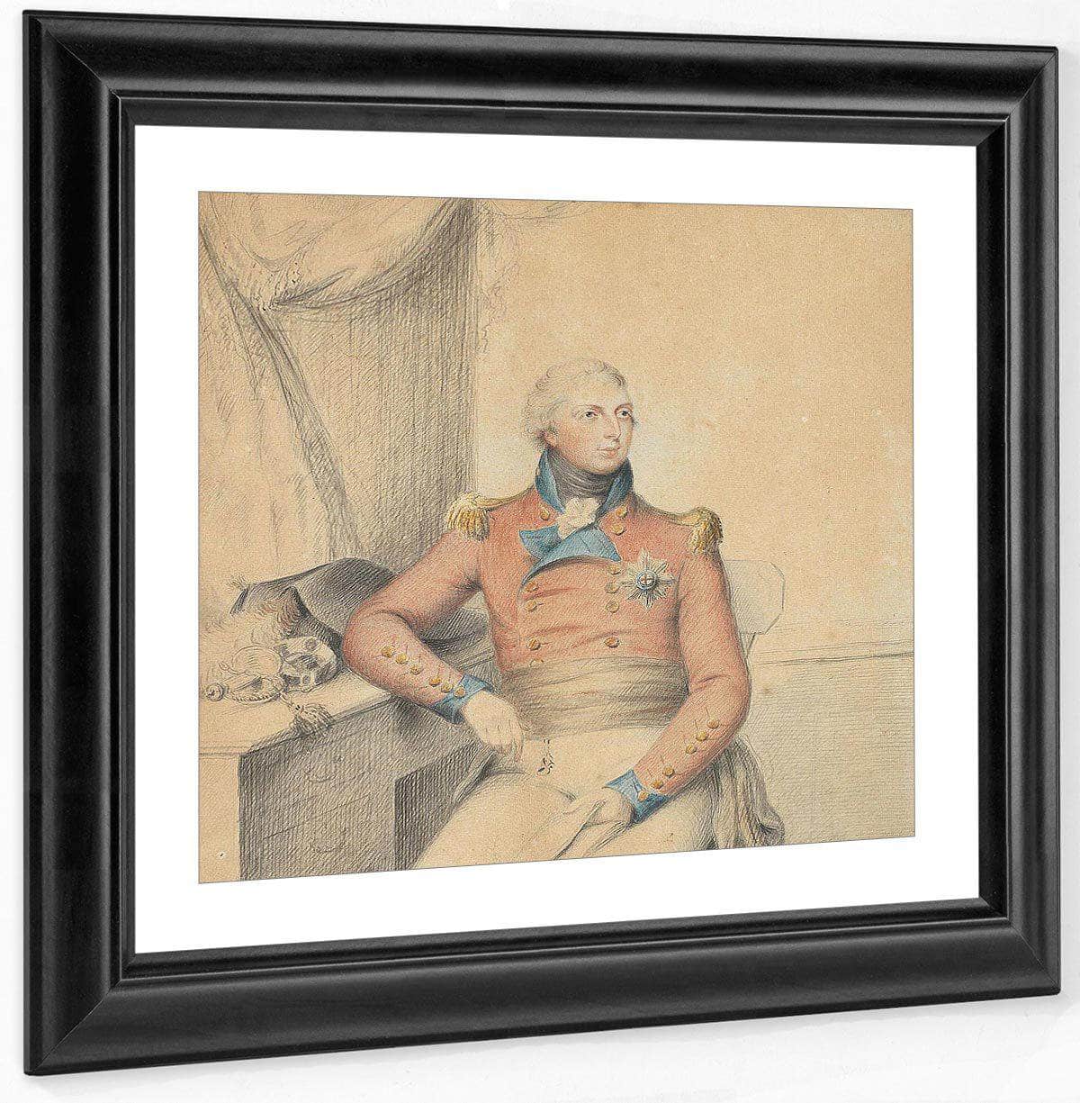 A Rare Work On Paper Portraying Prince William Frederick, Duke Of Gloucester And Edinburgh (1776–1834) By William Henry Walker - Image 2