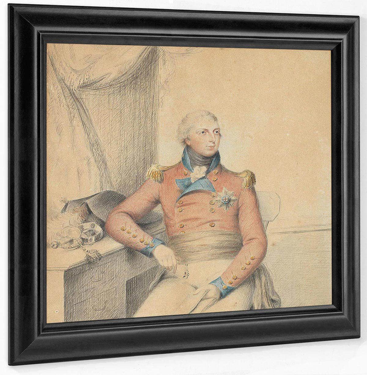 A Rare Work On Paper Portraying Prince William Frederick, Duke Of Gloucester And Edinburgh (1776–1834) By William Henry Walker - Image 6
