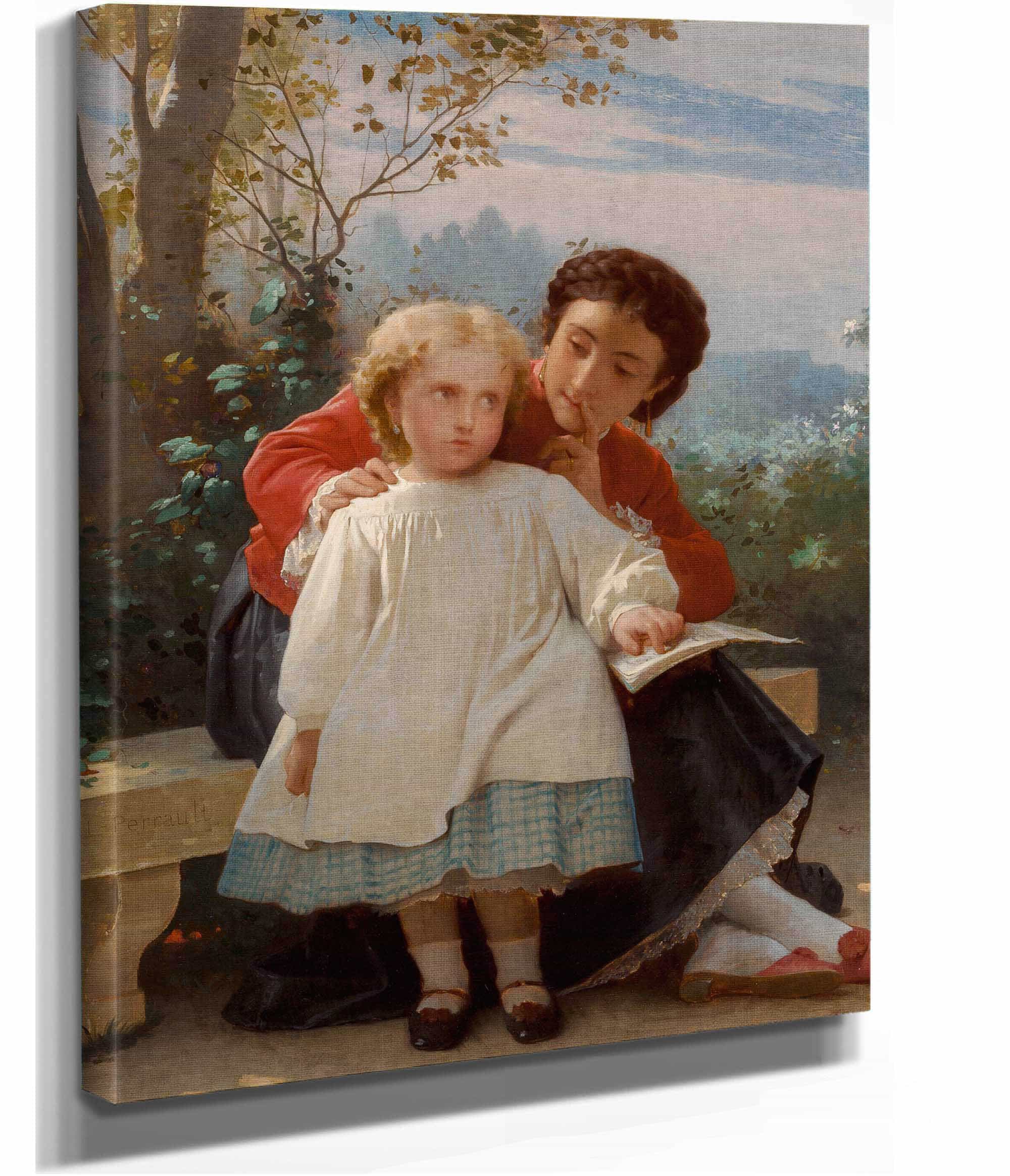 A Reading Lesson by Leon Jean Basile Perrault - Image 2
