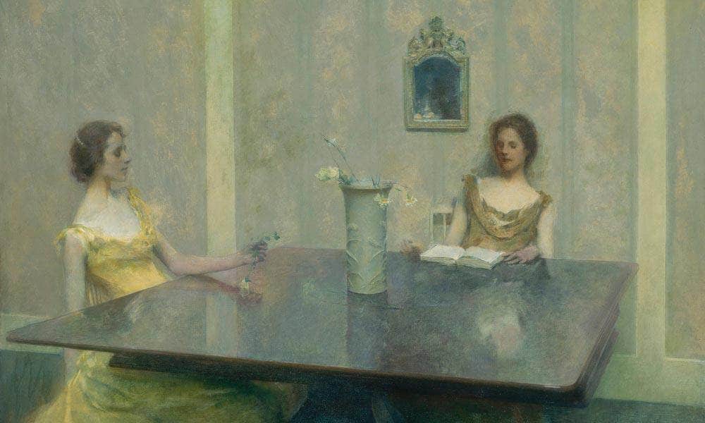 A Reading By Thomas Wilmer Dewing - Image 7