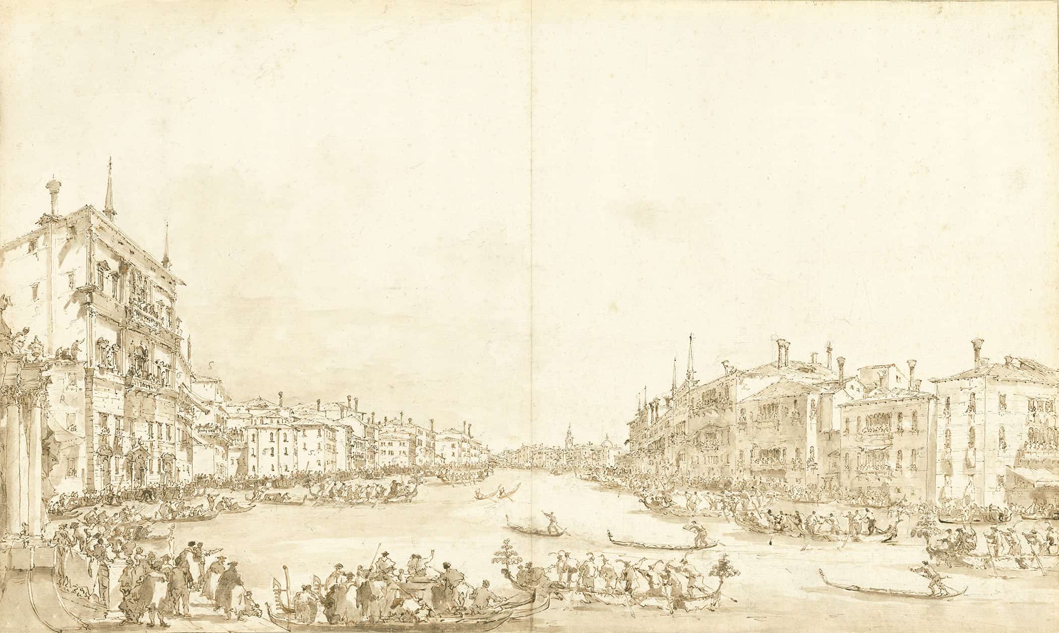 A Regatta On The Grand Canal by Francesco Guardi - Image 2