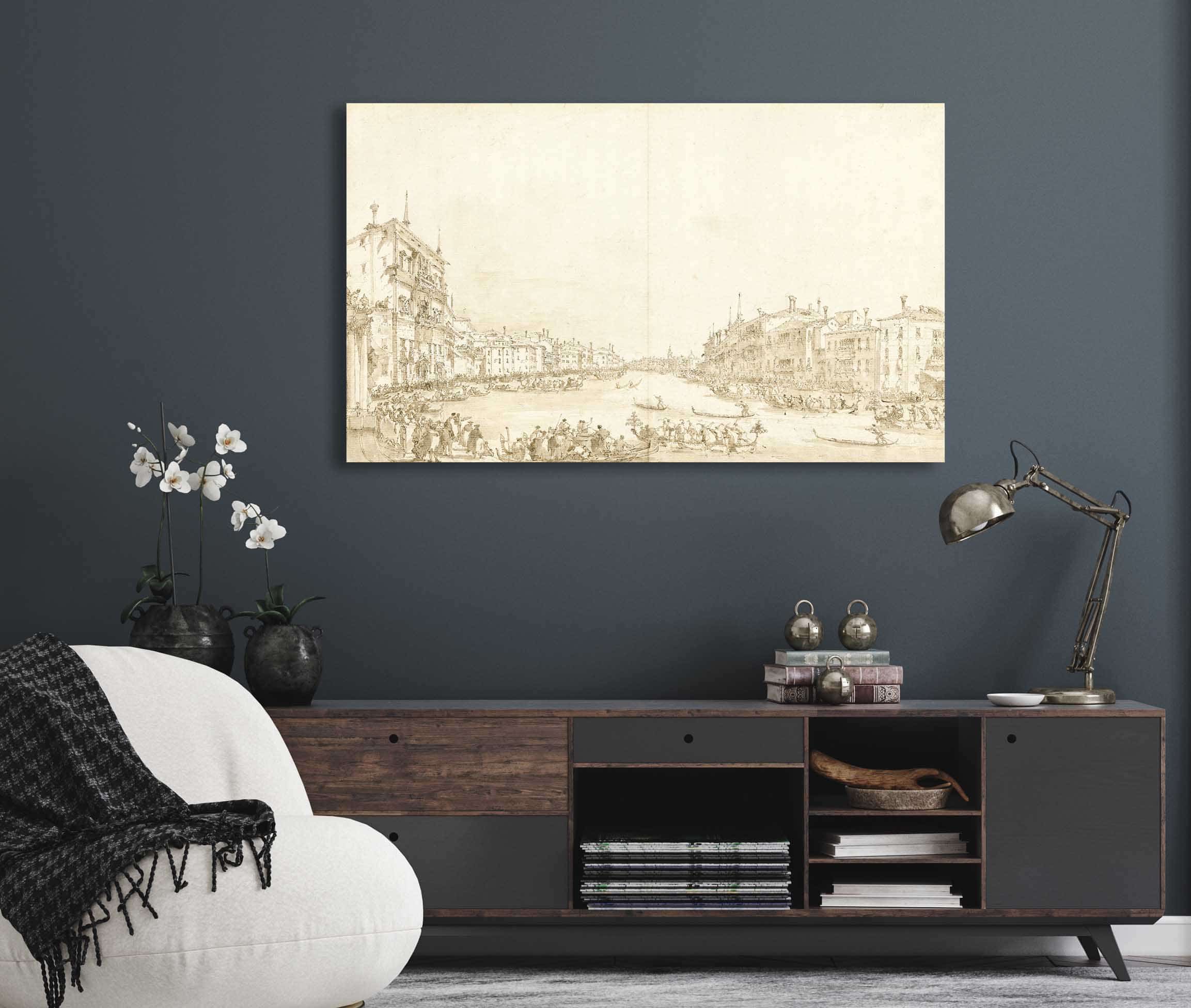 A Regatta On The Grand Canal by Francesco Guardi - Image 5