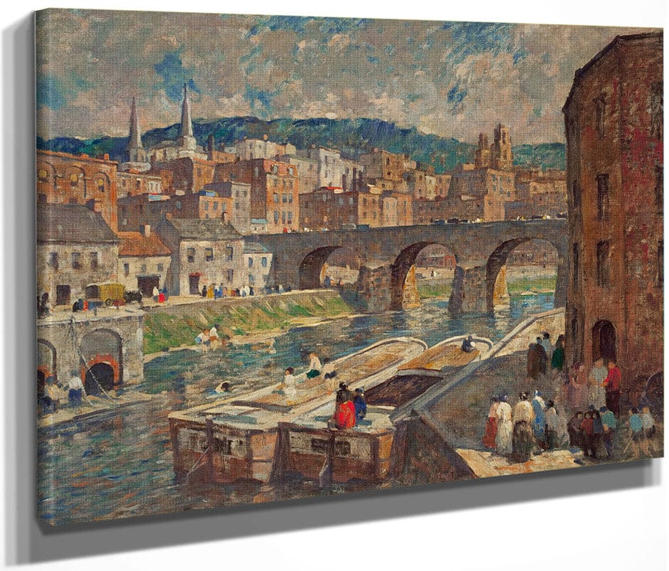 A River Mill Town By Robert Spencer