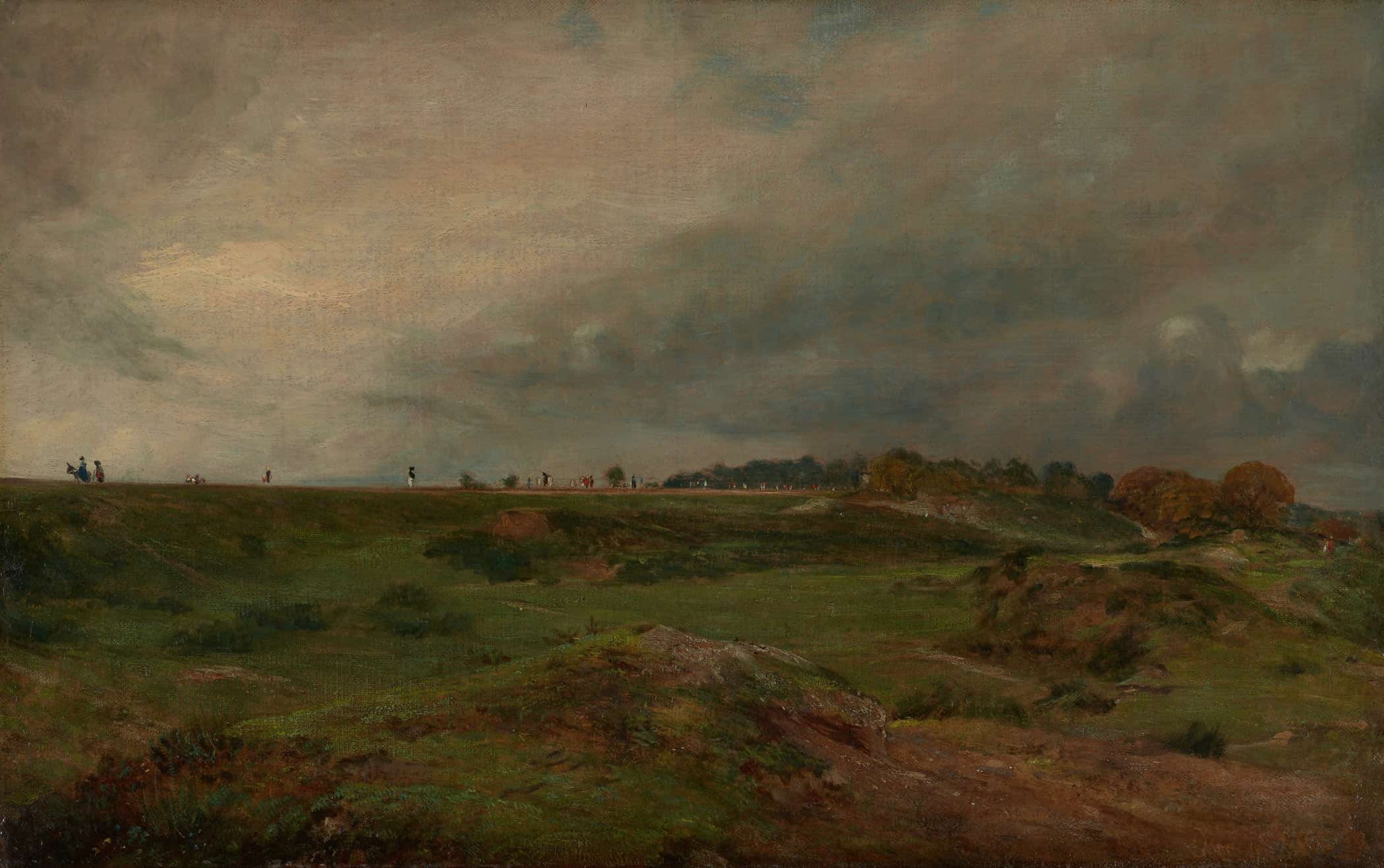 A Road Across Hampstead Heath by John Constable - Image 2