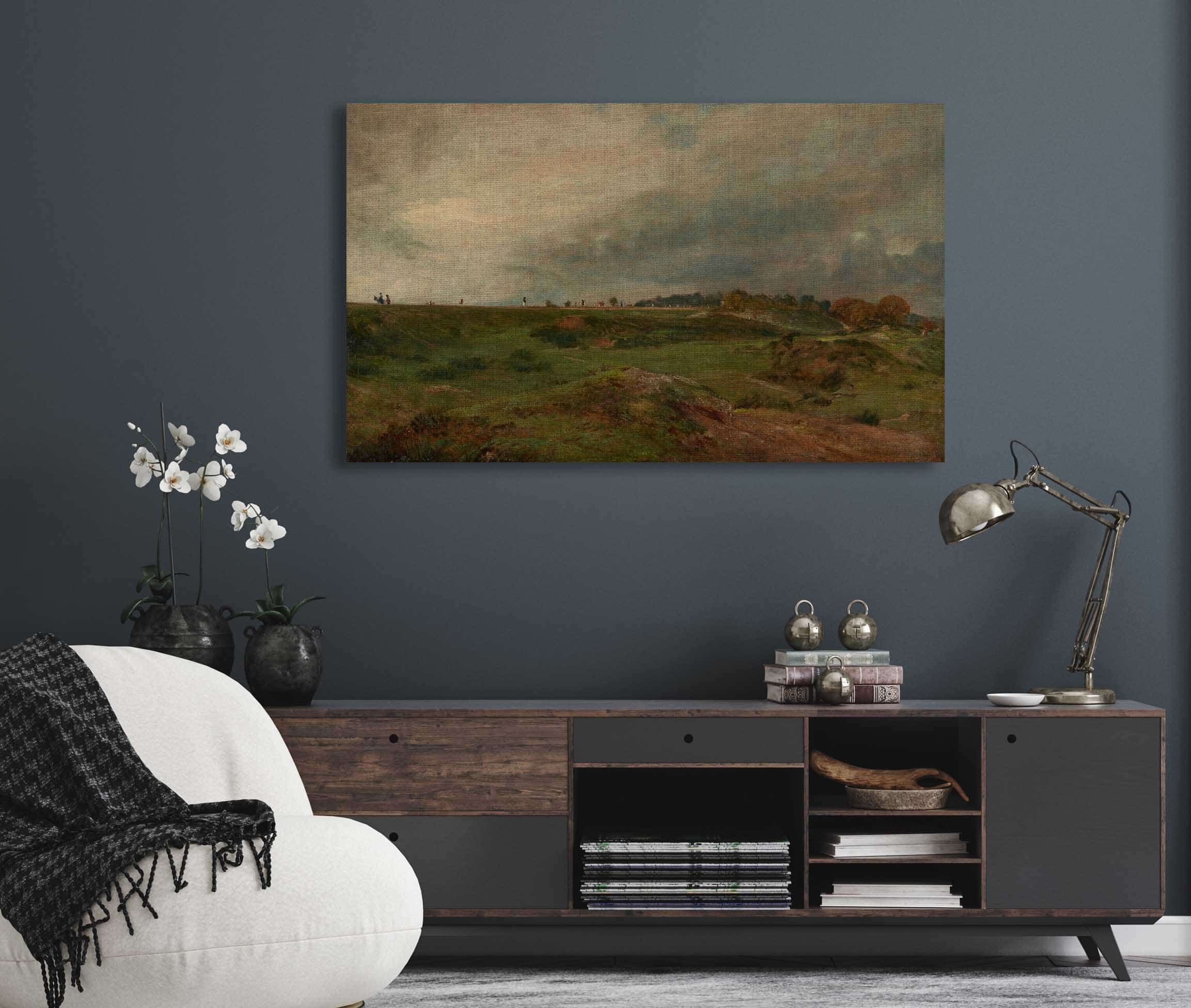 A Road Across Hampstead Heath by John Constable - Image 5