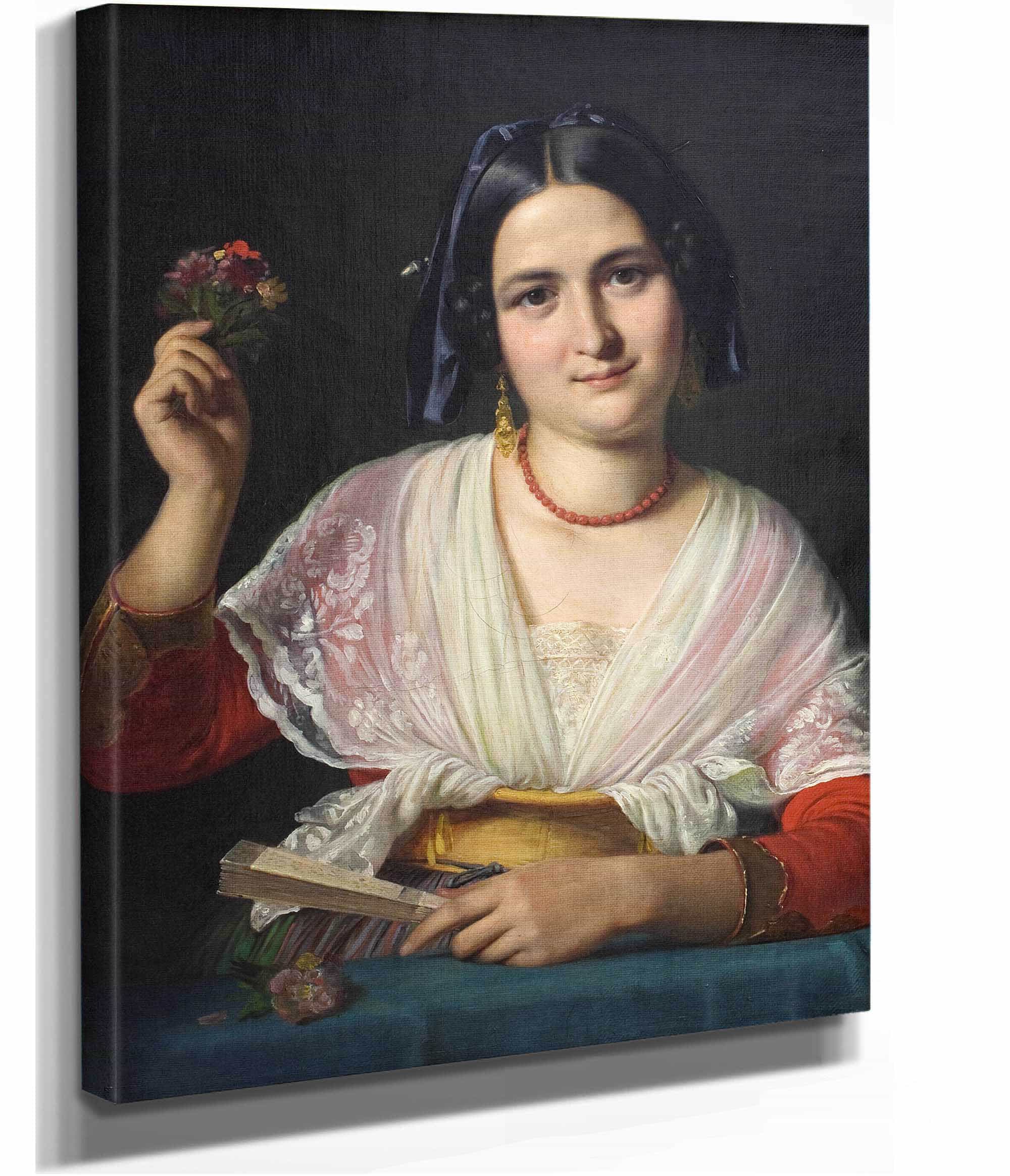 A Roman Woman In Fancy Dress by Wilhelm Marstrand - Image 2