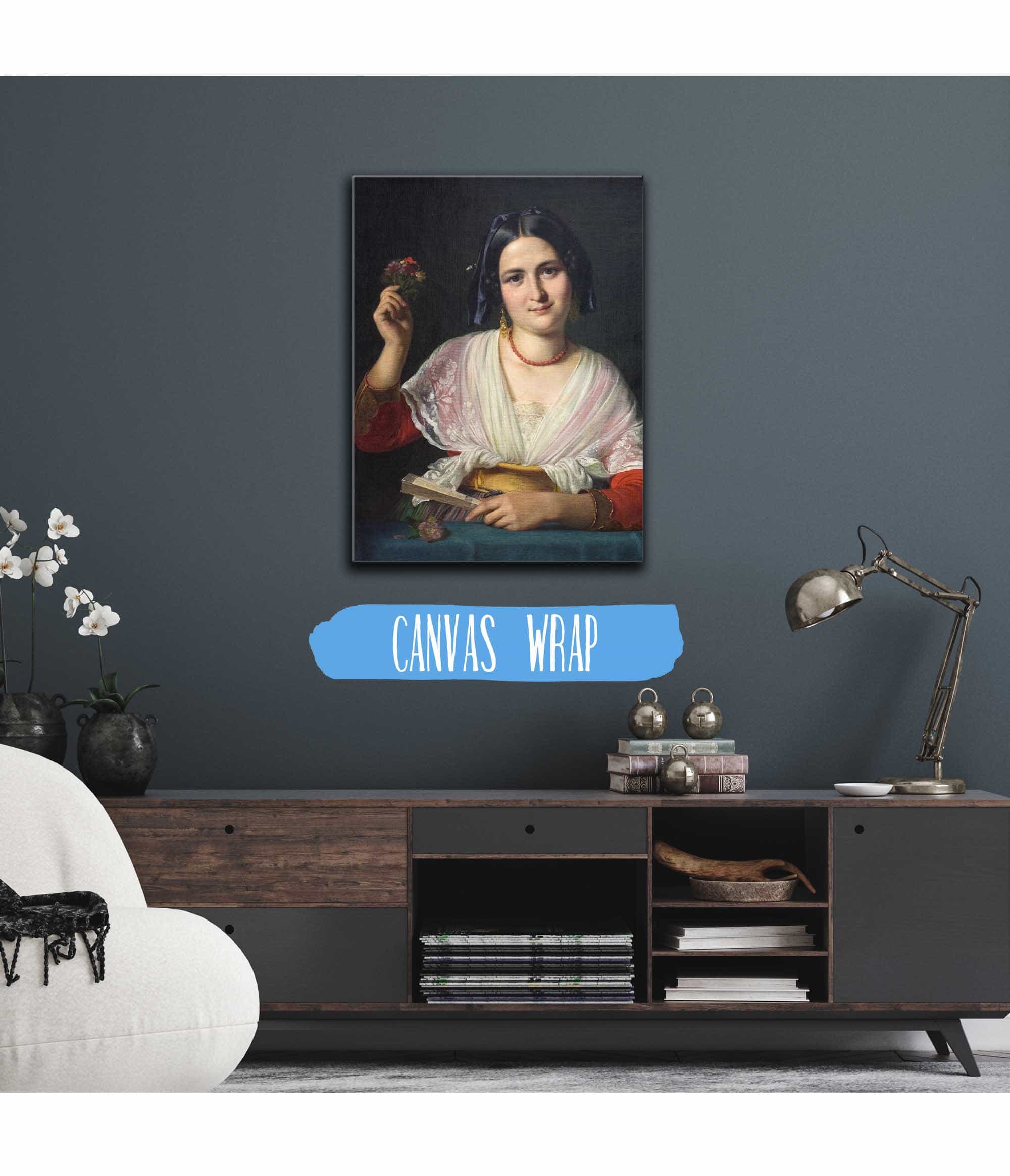 A Roman Woman In Fancy Dress by Wilhelm Marstrand - Image 3