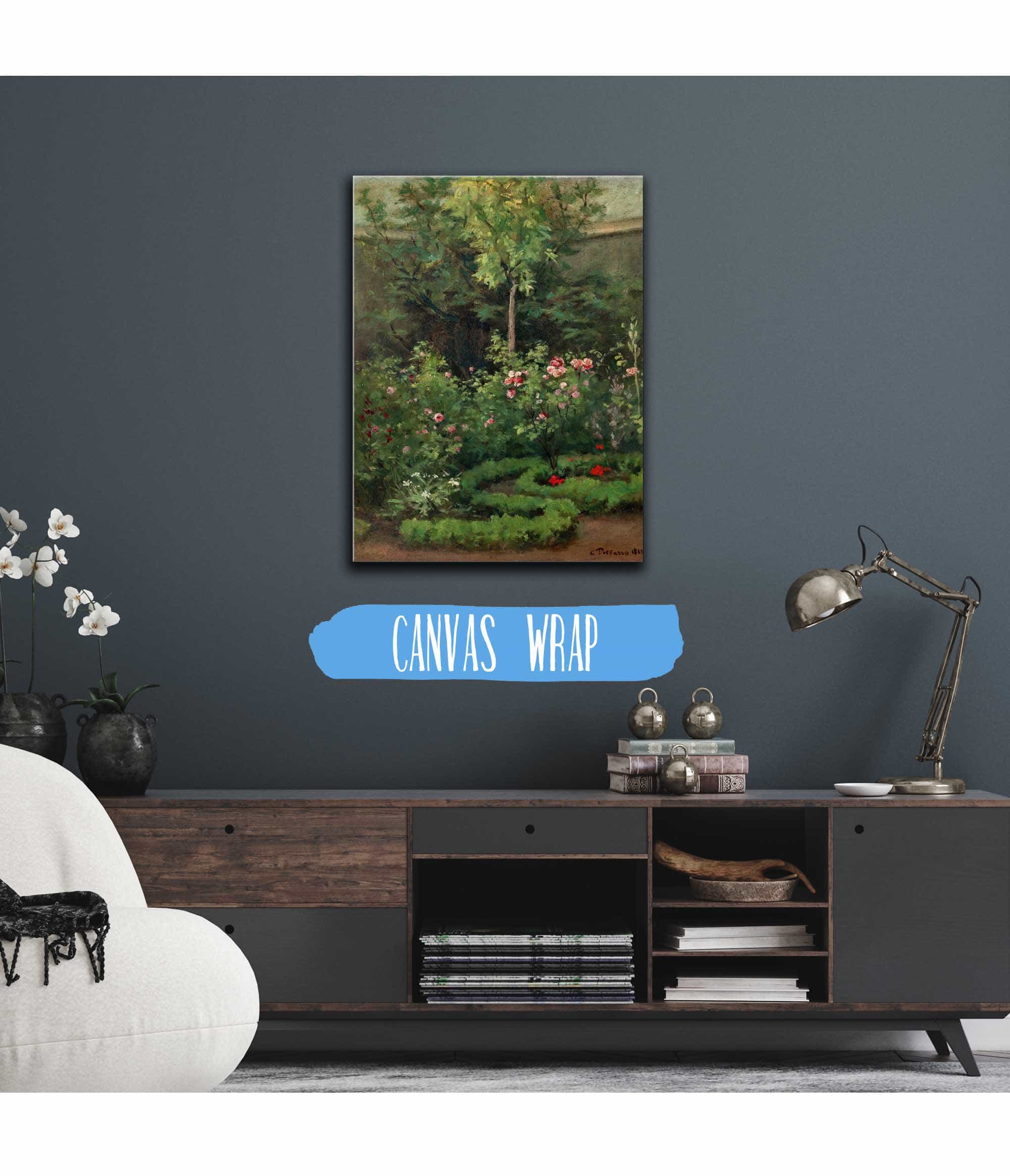 A Rose Garden by Camille Pissarro - Image 3